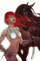 DYNAMITE Comic Books RED SONJA 2023 #13 CVR R FOC 1:15 JENNY FRISON VIRGIN 72513033135913181 STL341113