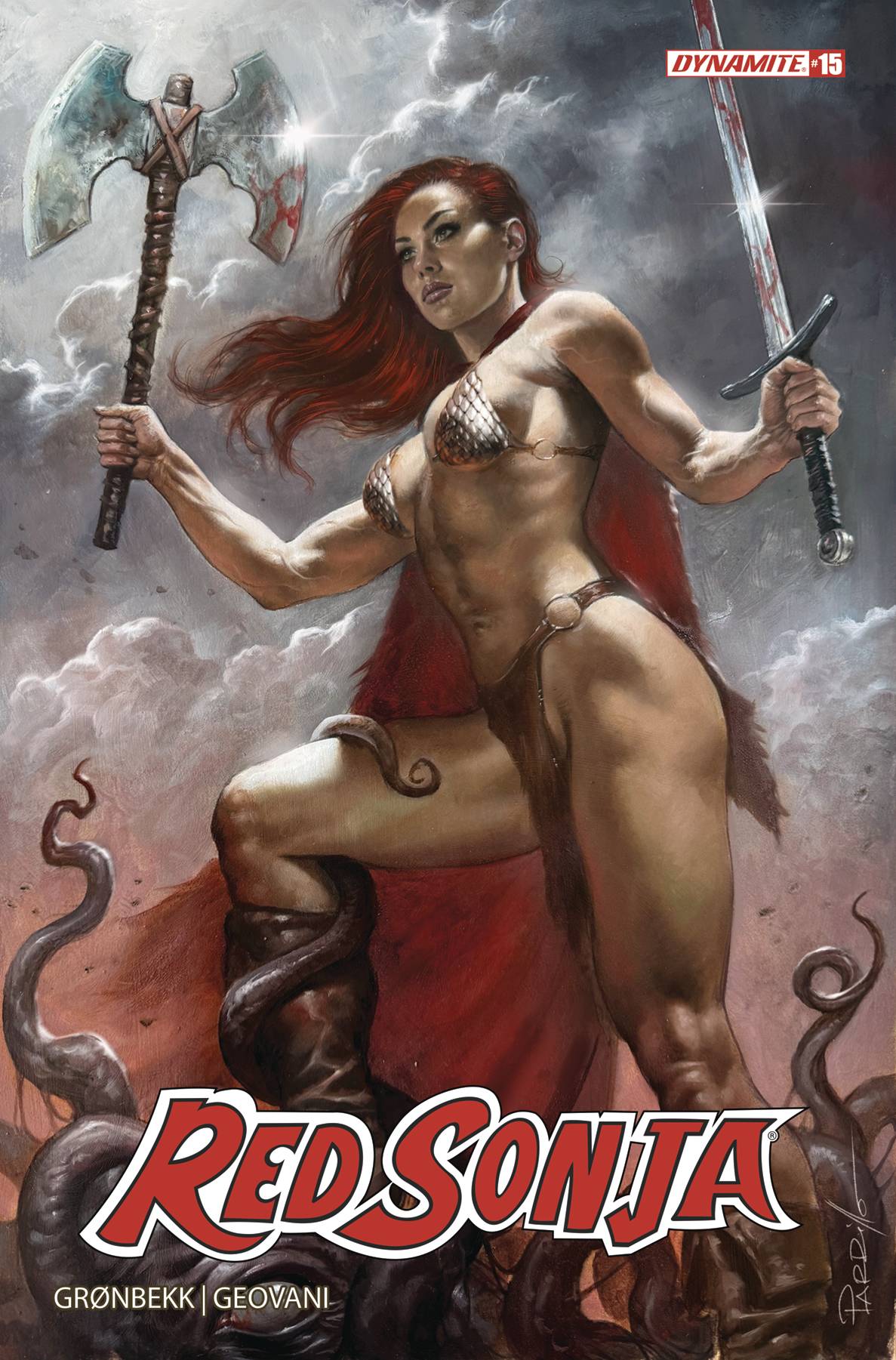 Dynamite Comic Books RED SONJA 2023 #15 CVR A PARRILLO 72513033135915011 AUG240254