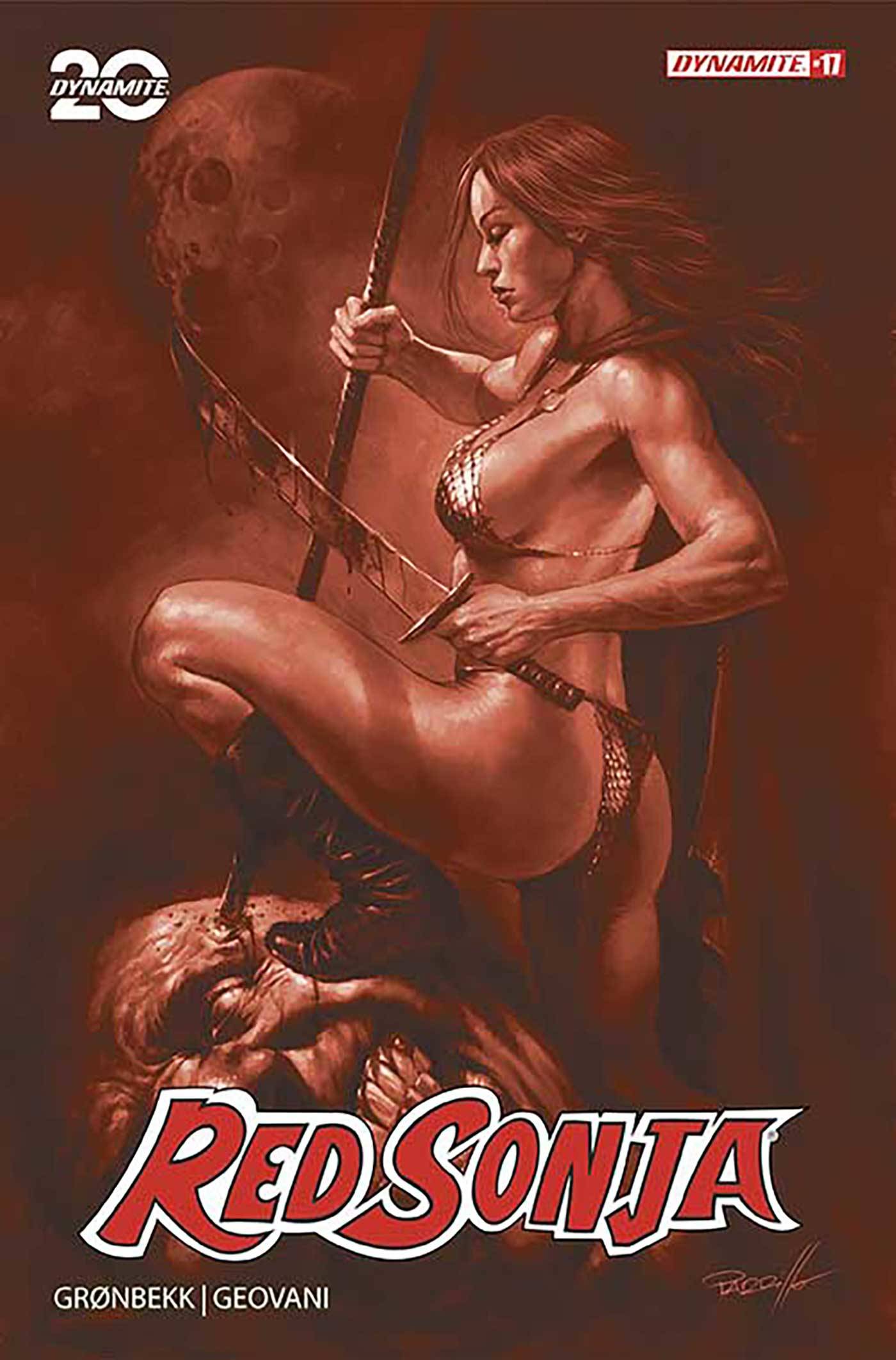 RED SONJA 2023 #17 CVR O 1:7  FOC INCV PARRILLO TINT