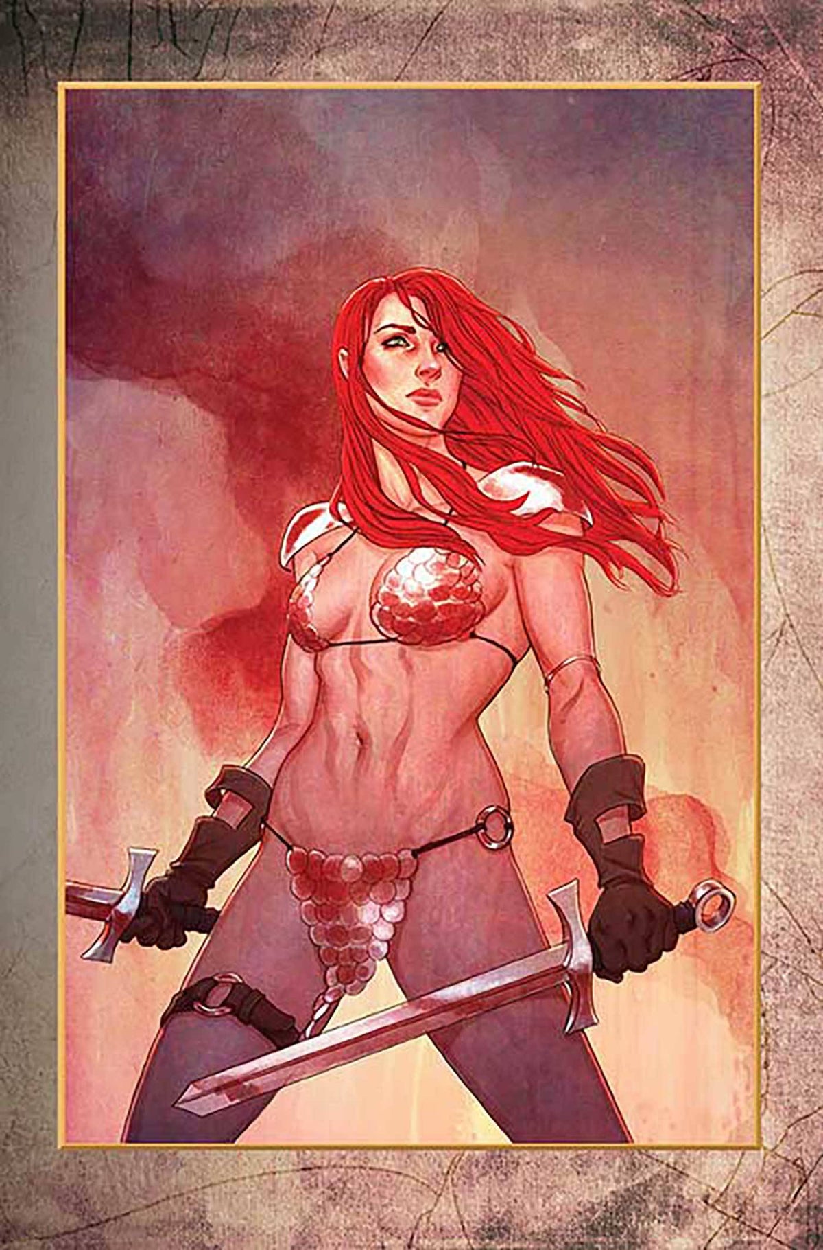 DYNAMITE Comic Books RED SONJA 2023 #17 CVR Q 1:15  FOC INCV FRISON VIRGIN 72513033135917171 OCT248046