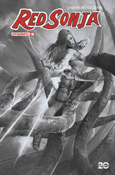 DYNAMITE Comic Books RED SONJA 2023 #18 CVR N 1:7  FOC INCV BARENDS B&W 72513033135918141 STL362605