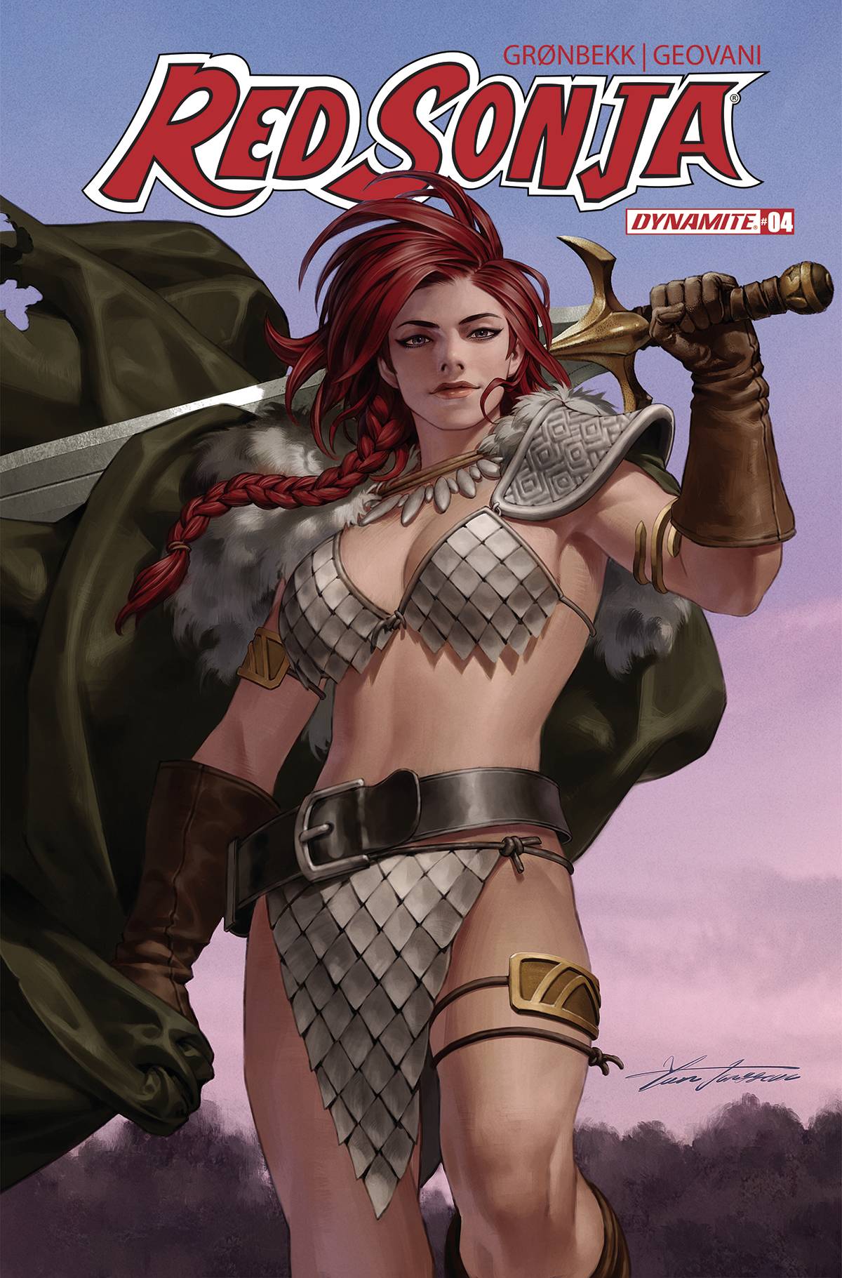 Dynamite Comic Books RED SONJA 2023 #4 CVR B YOON 72513033135904021 AUG230334