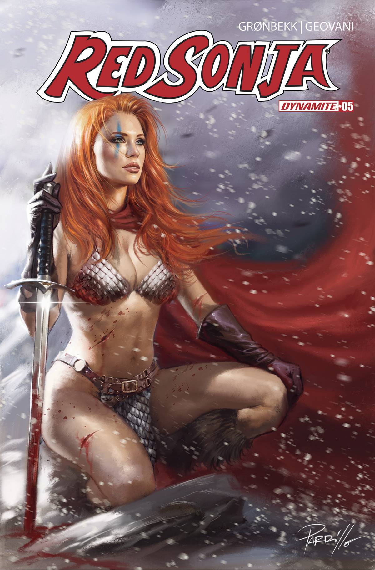 Dynamite Comic Books RED SONJA 2023 #5 CVR A PARRILLO 72513033135905011 SEP230318