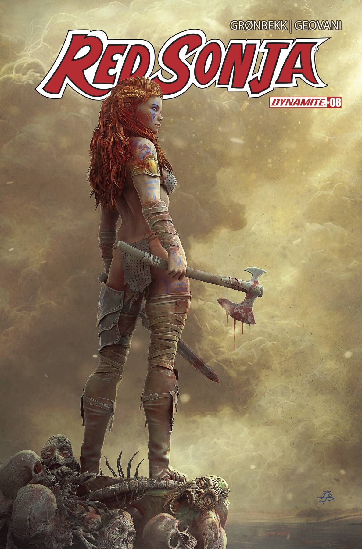 DYNAMITE Comic Books Red Sonja 2023 #8 Cvr B Barends 72513033135908021 DEC230377