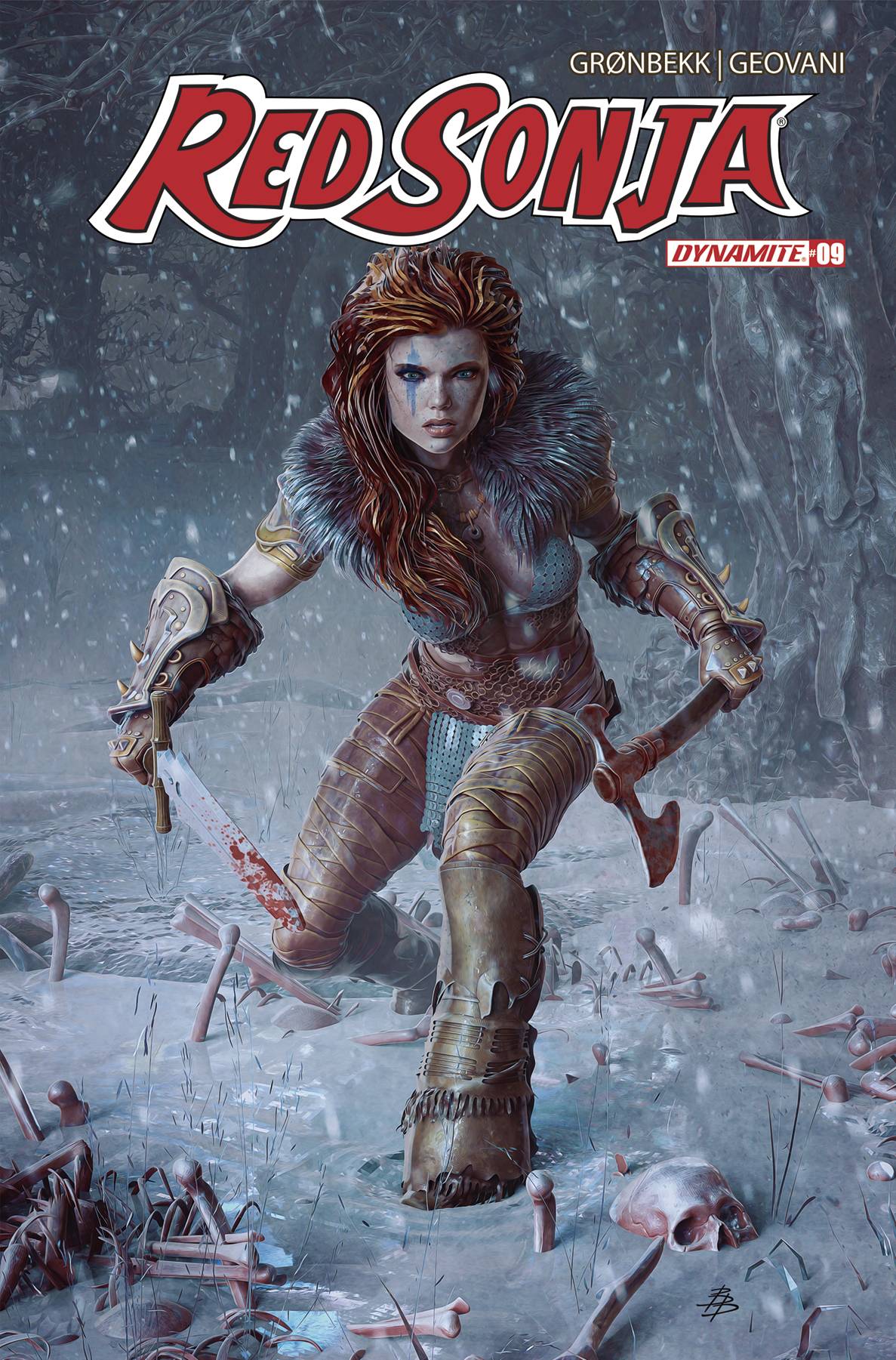 DYNAMITE Comic Books RED SONJA 2023 #9 CVR B BARENDS 72513033135909021 JAN240219