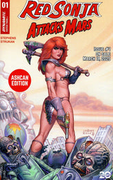 DYNAMITE Comic Books RED SONJA ATTACKS MARS #1 ASHCAN EDITION 72513035355900011