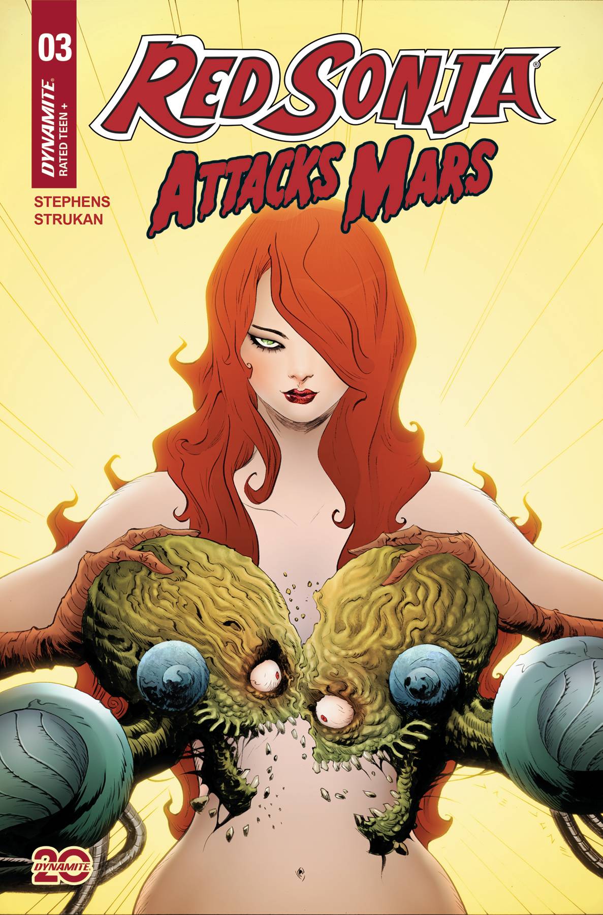 Dynamite Comic Books RED SONJA ATTACKS MARS #3 CVR B LEE & CHUNG 72513035355903021 MAR250107
