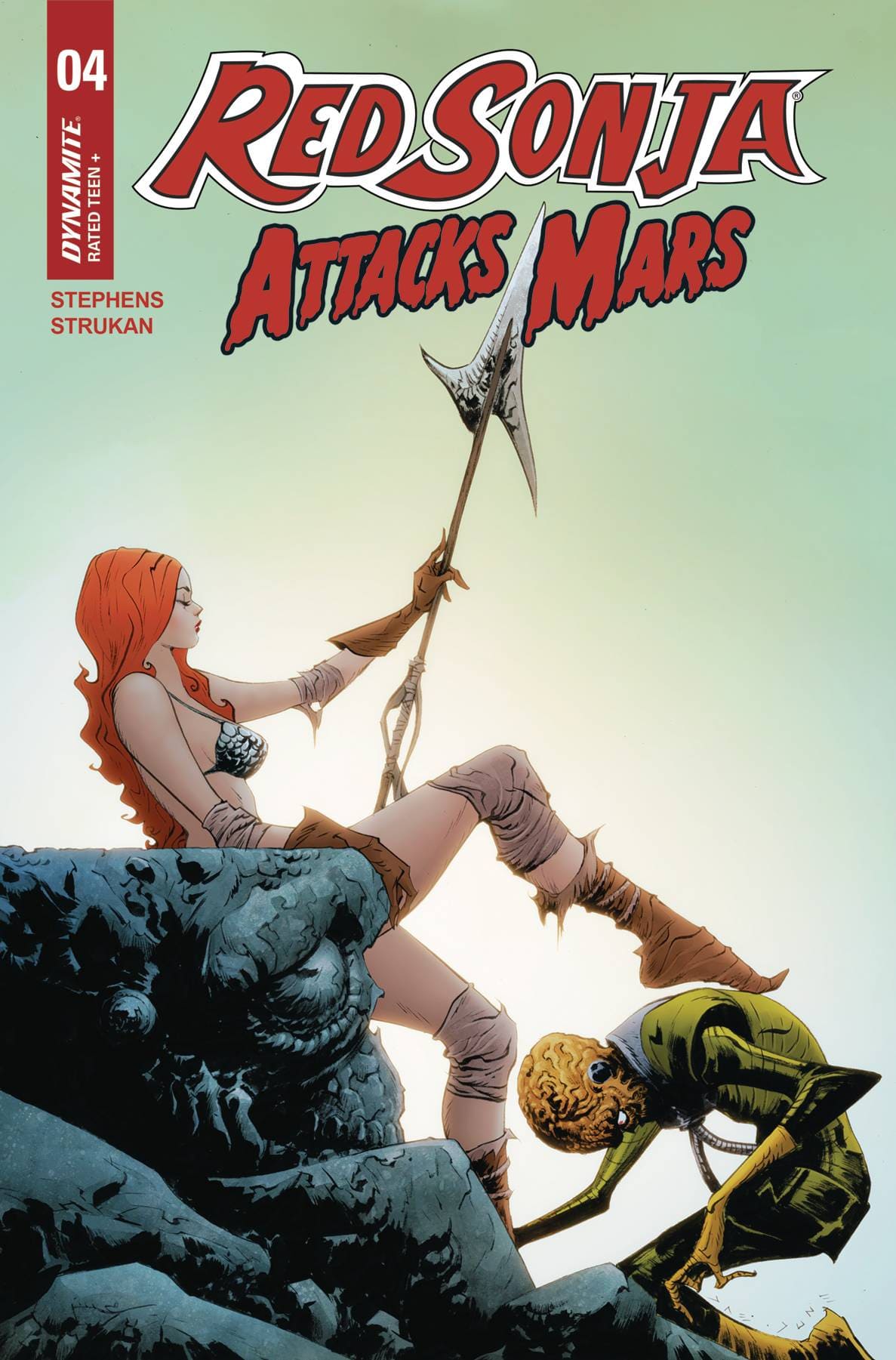 Dynamite Comic Books RED SONJA ATTACKS MARS #4 CVR B LEE & CHUNG 72513035355904021 APR250126