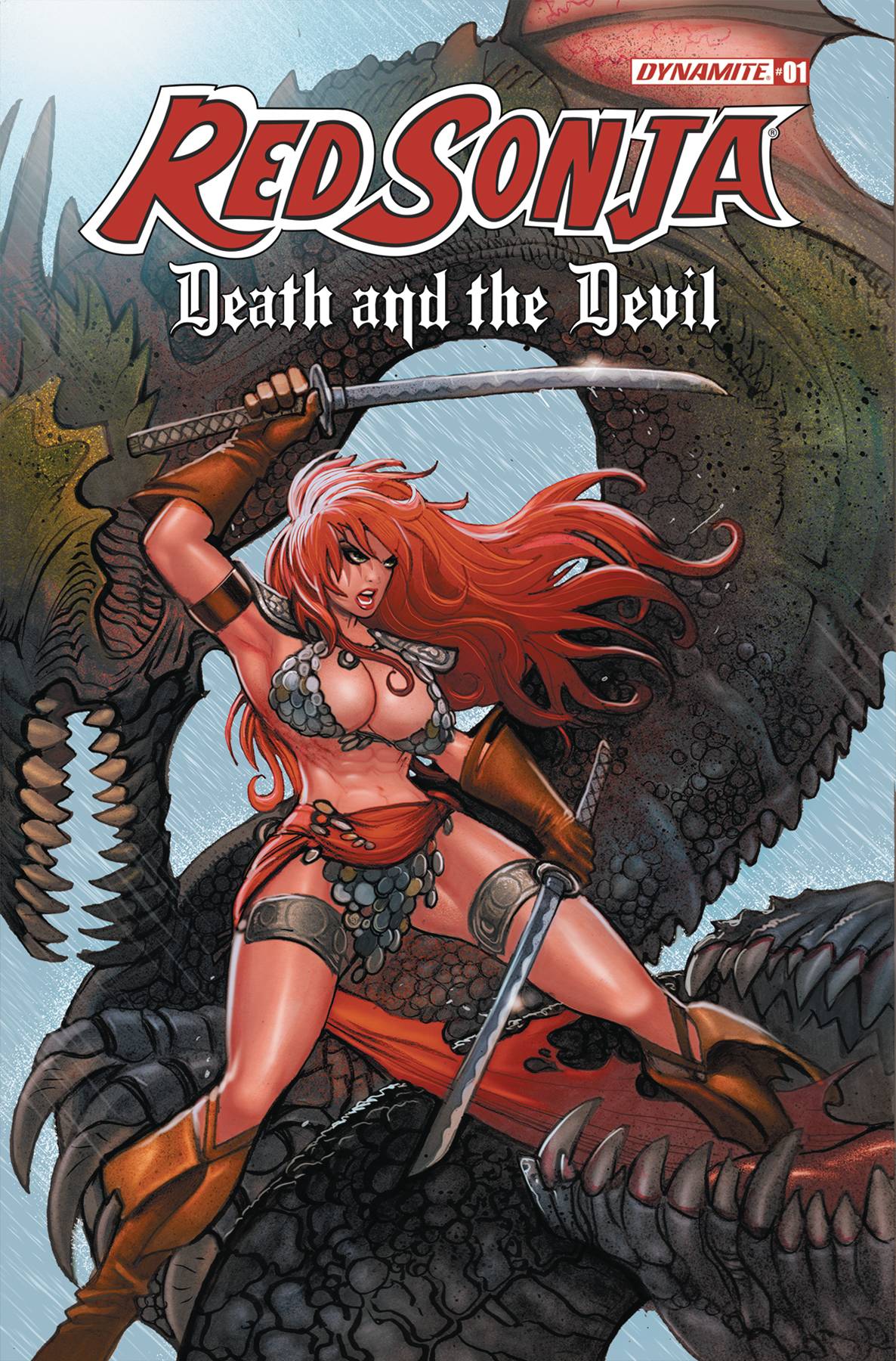 Dynamite Comic Books RED SONJA DEATH AND THE DEVIL #1 CVR C MORITAT 72513034662903051 JUL240142