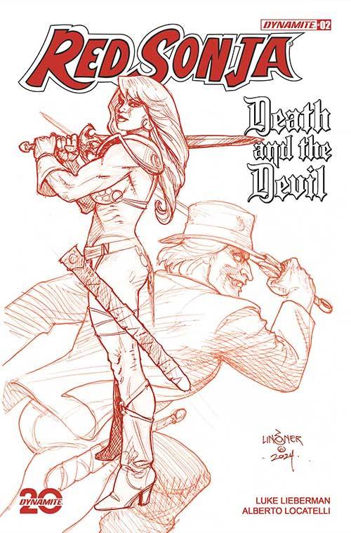 DYNAMITE Comic Books RED SONJA DEATH AND THE DEVIL #2 CVR L 1:L7 FOC LINSNER RE 72513034851702121