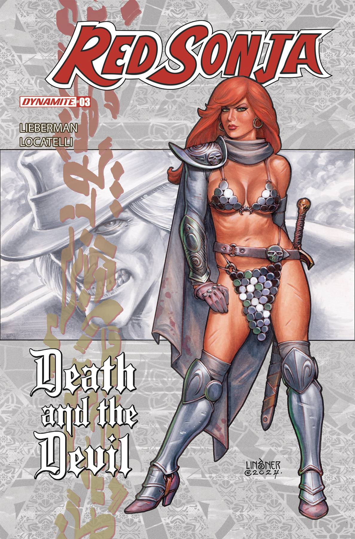 DYNAMITE Comic Books RED SONJA DEATH AND THE DEVIL #3 CVR A LINSNER 72513034851703011 SEP240270