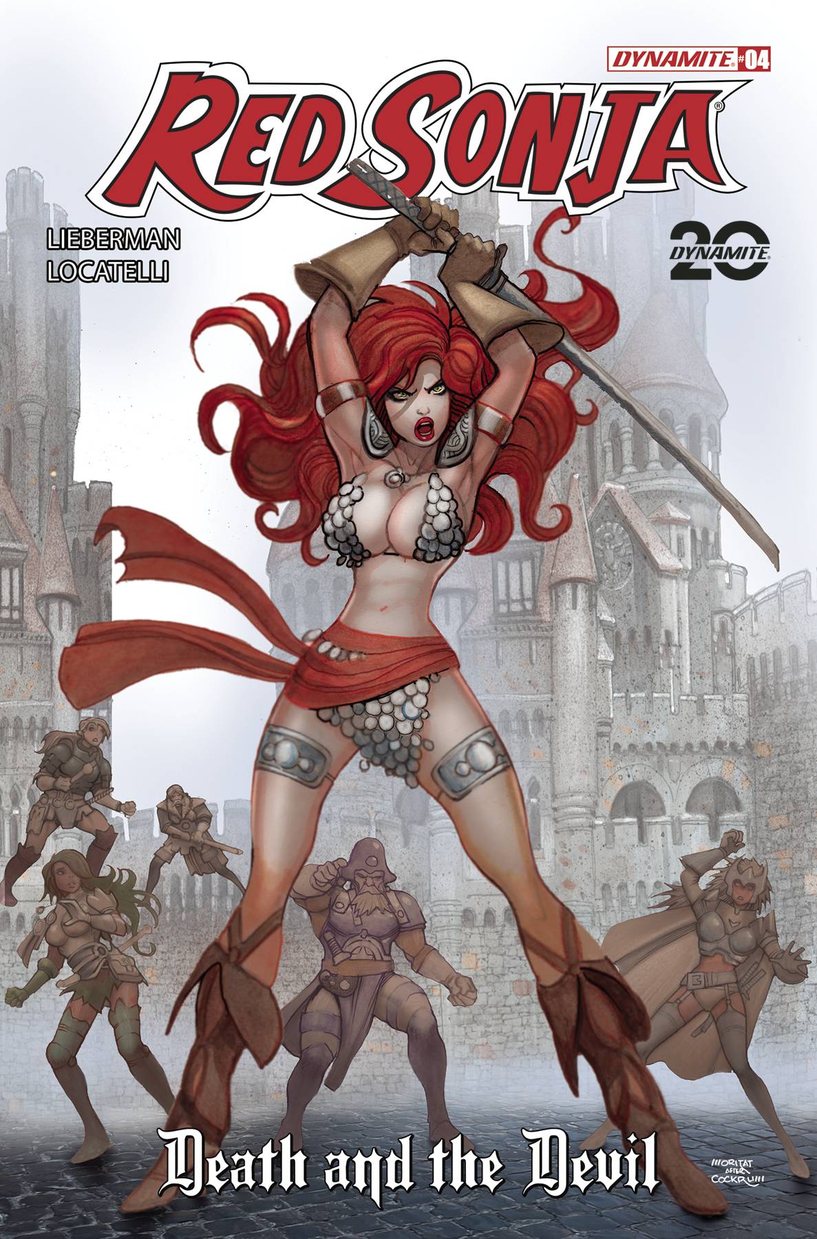 Dynamite Comic Books RED SONJA DEATH AND THE DEVIL #4 CVR C MORITAT 72513034851704031 OCT240282