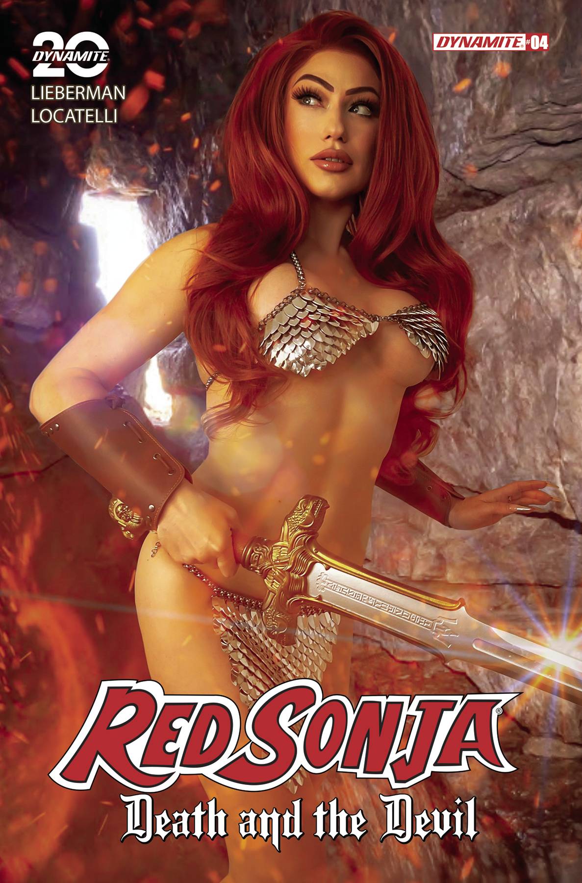 Dynamite Comic Books RED SONJA DEATH AND THE DEVIL #4 CVR D COSPLAY 72513034851704041 OCT240283