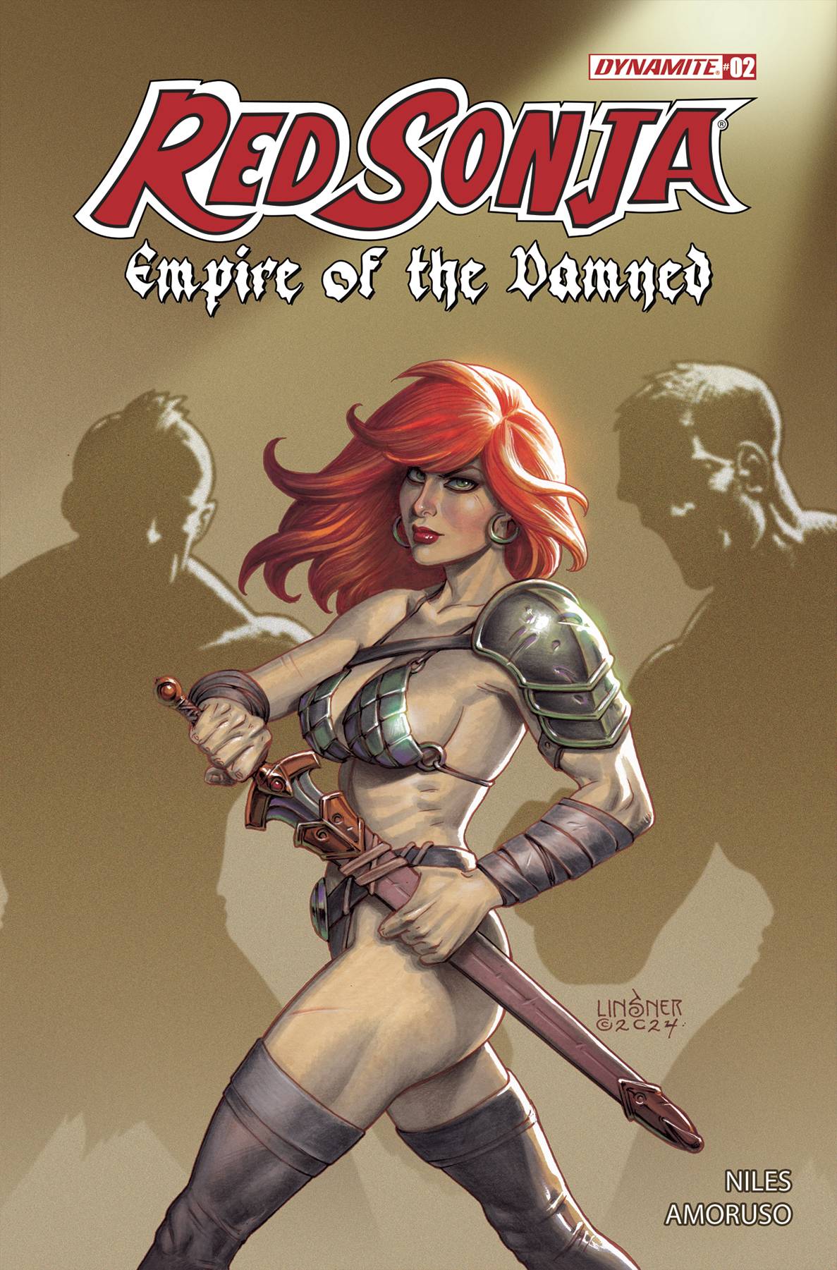 RED SONJA EMPIRE DAMNED #2 CVR B LINSNER