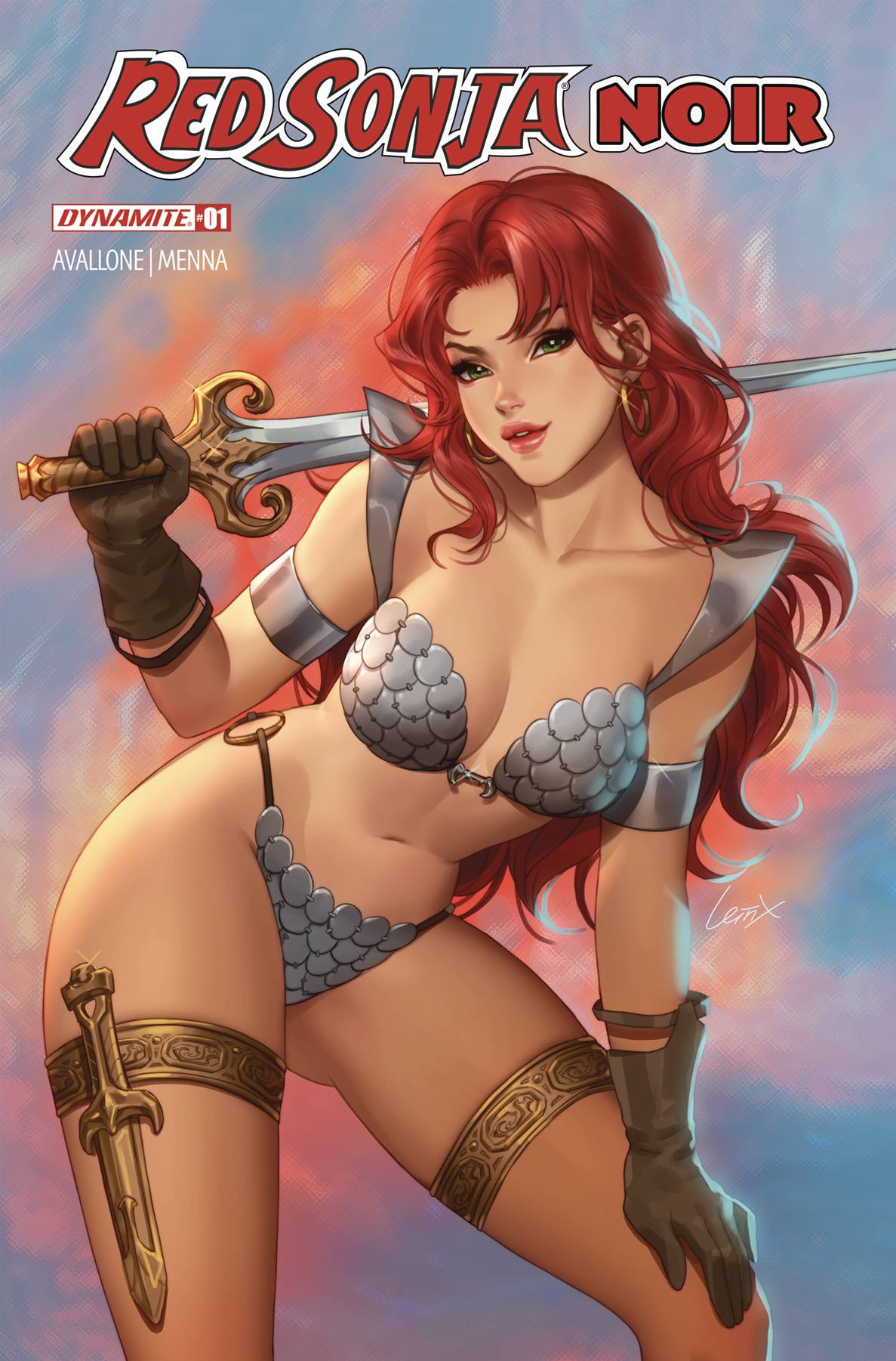 Dynamite Comic Books RED SONJA NOIR #1 CVR A LEIRIX 72513035646801011 APR250044