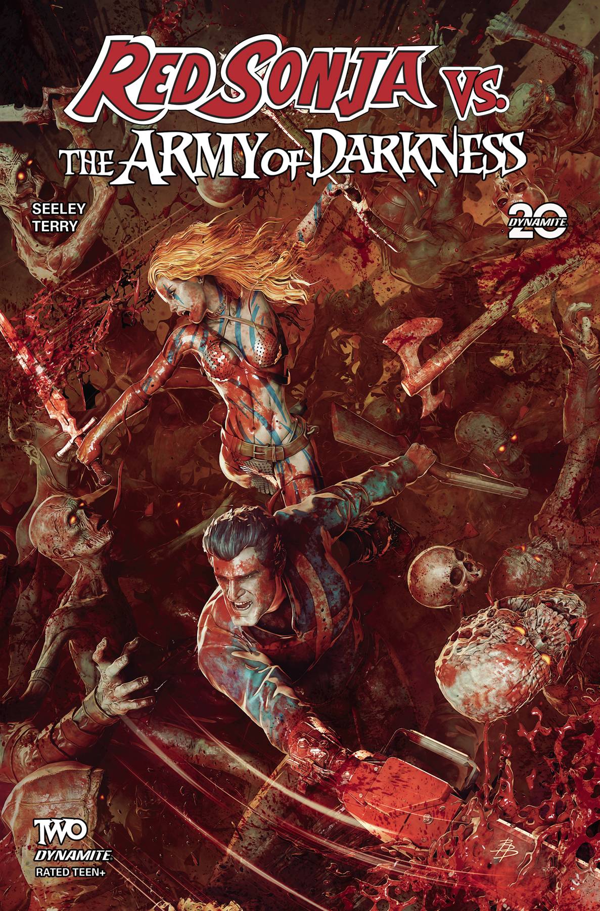 Dynamite Comic Books RED SONJA VS AOD #2 CVR A BARENDS 72513035478502011 MAR250041