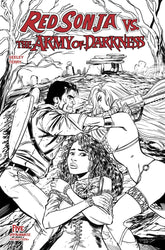 DYNAMITE Comic Books RED SONJA VS AOD #5 CVR G 1:10 INCV SEELEY LINE ART 72513035478505071