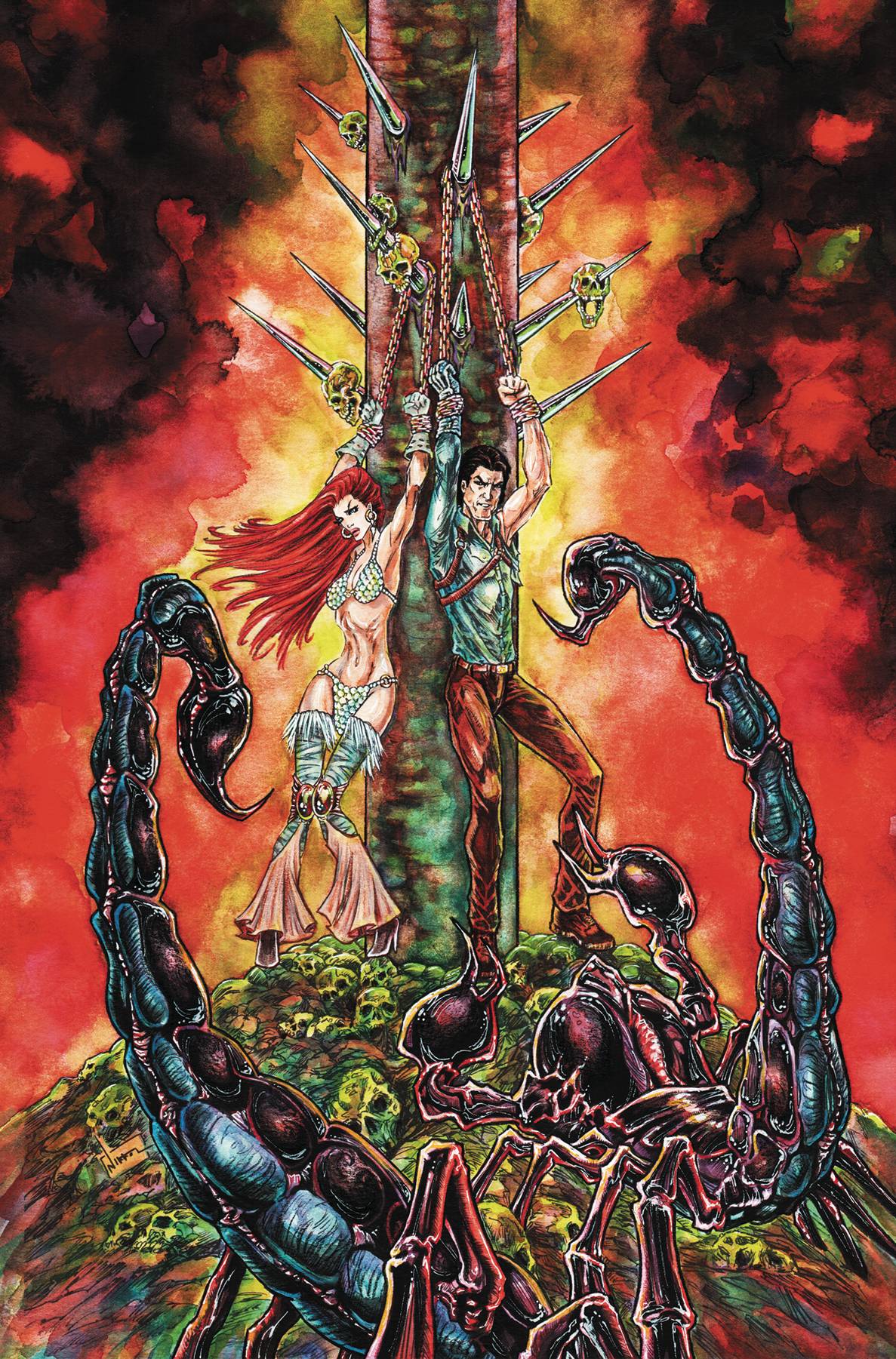 DYNAMITE Comic Books RED SONJA VS AOD #5 CVR H 1:10 INCV JELENIC VIRGIN 72513035478505081