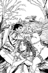 DYNAMITE Comic Books RED SONJA VS AOD #5 CVR I 1:15  INCV SEELEY LINE ART VIRGI 72513035478505091