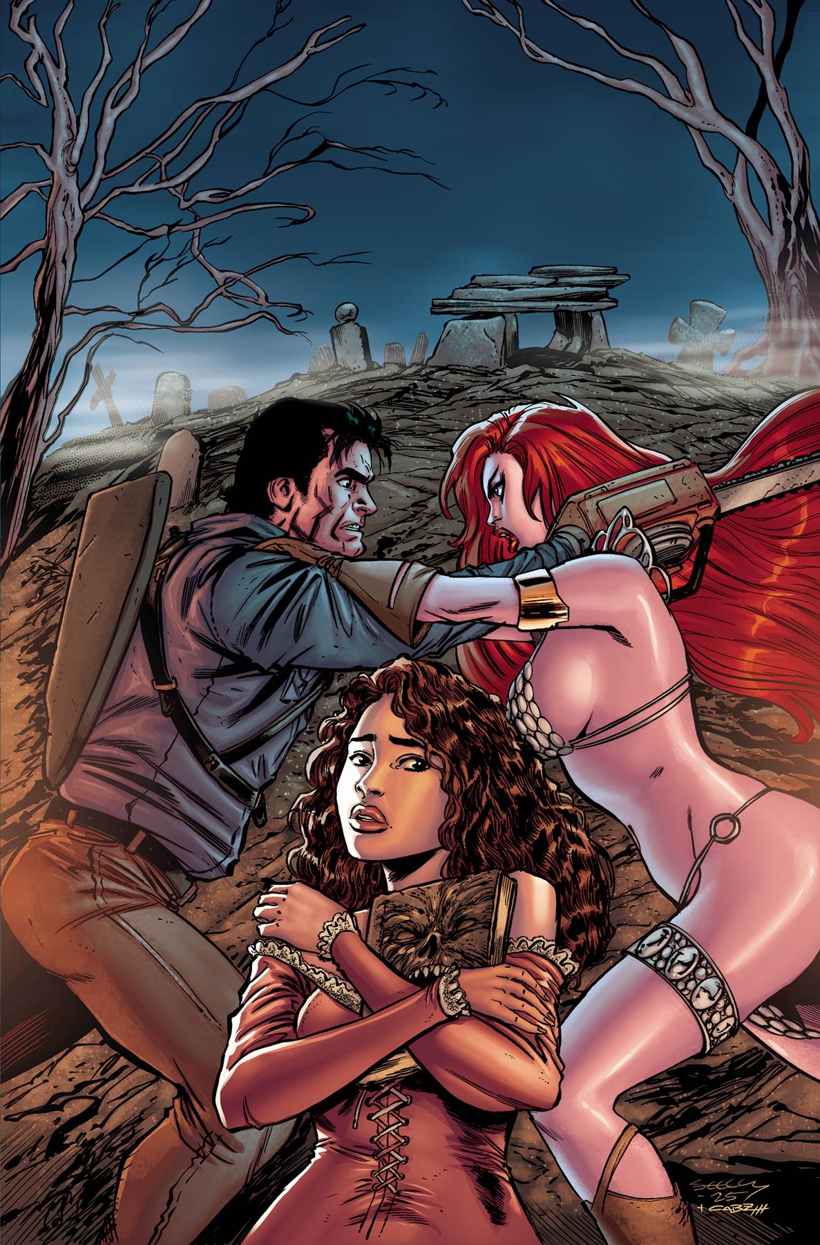 DYNAMITE Comic Books RED SONJA VS AOD #5 CVR K 1:20 INCV SEELEY VIRGIN 72513035478505111