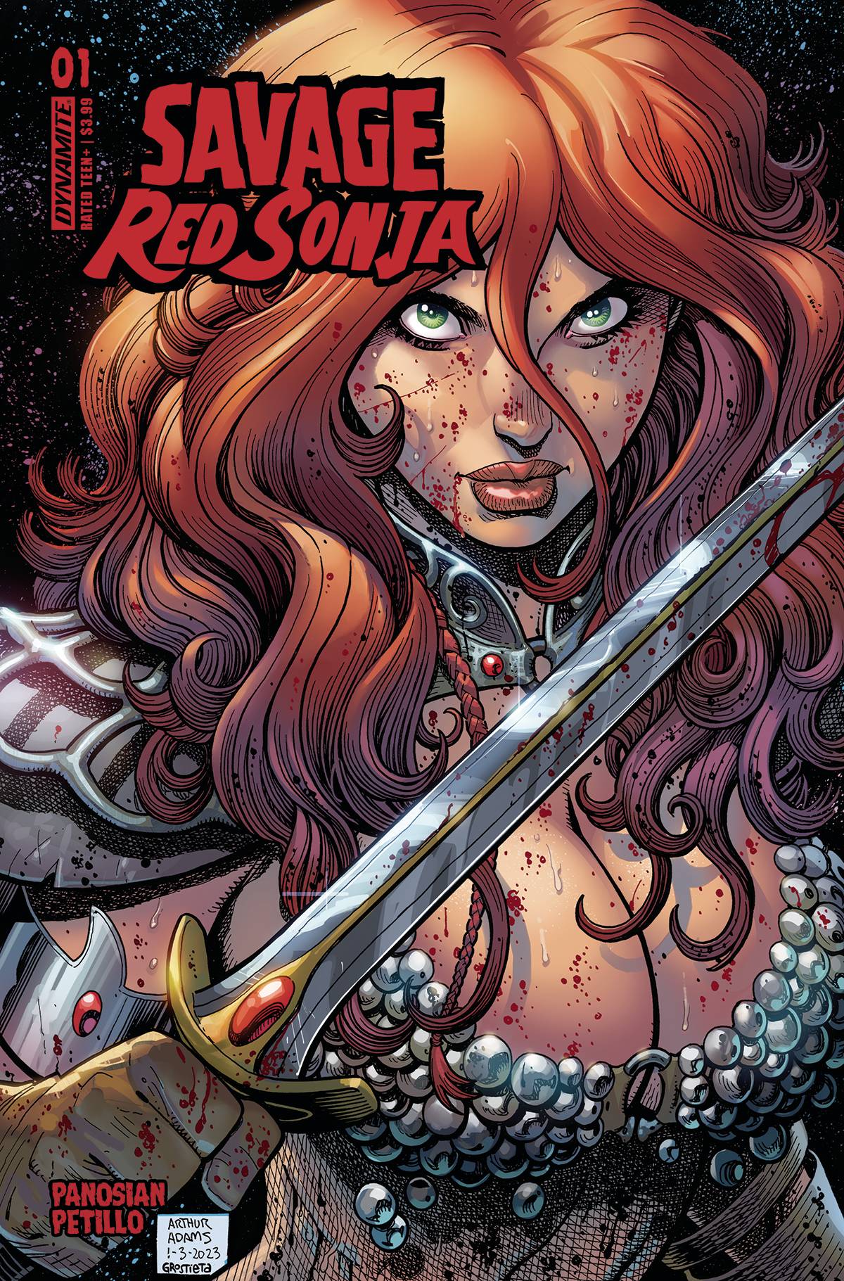 SAVAGE RED SONJA #1 CVR C ADAMS