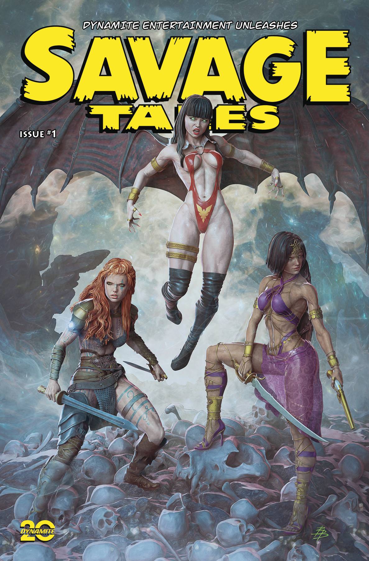 Dynamite Comic Books SAVAGE TALES WINTER 2025 SP #1 CVR B BARENDS 72513035276701021 DEC240252