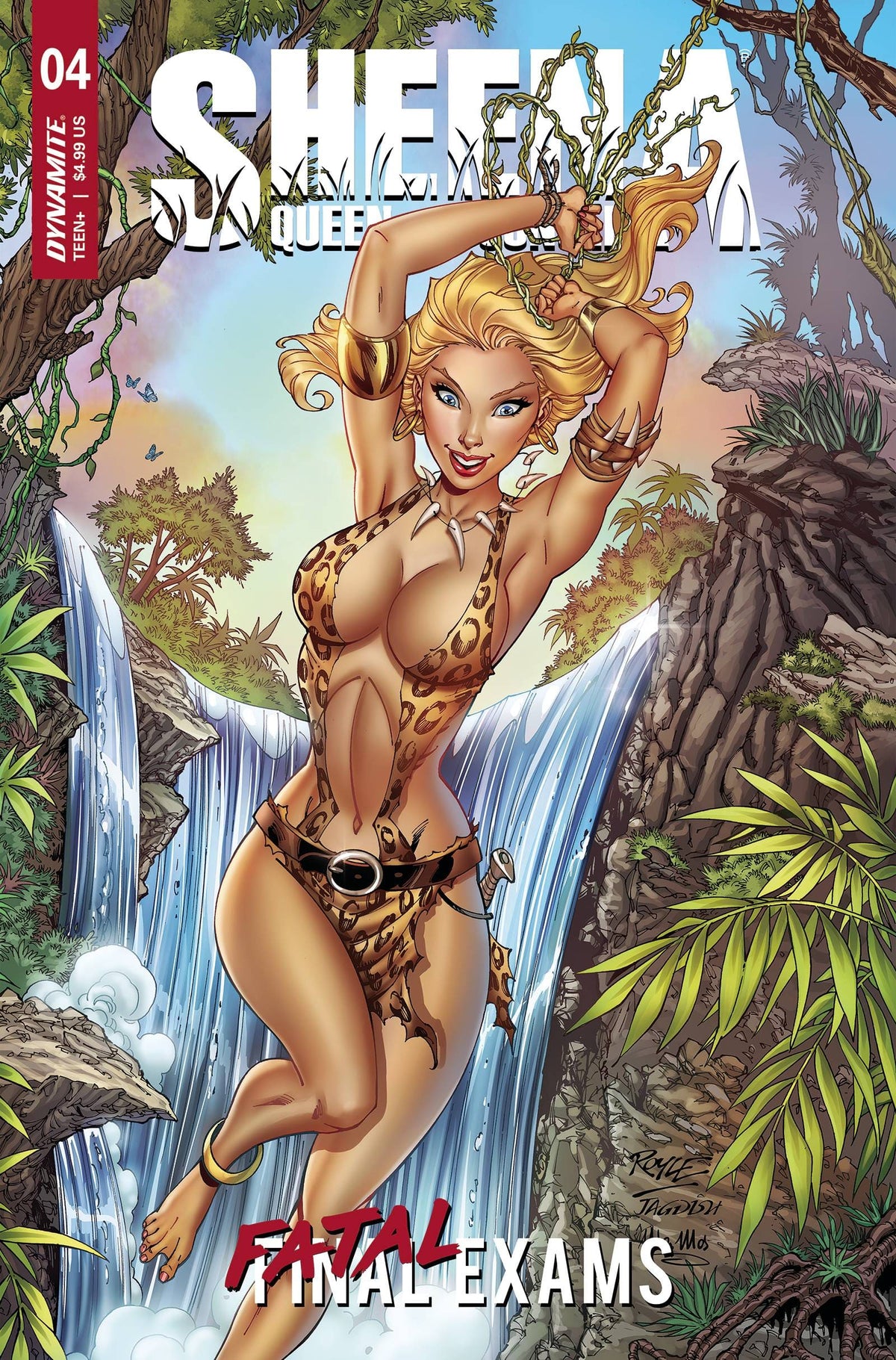 Dynamite Comic Books SHEENA QUEEN OF JUNGLE #4 CVR B ROYLE 72513033376604021 OCT230366