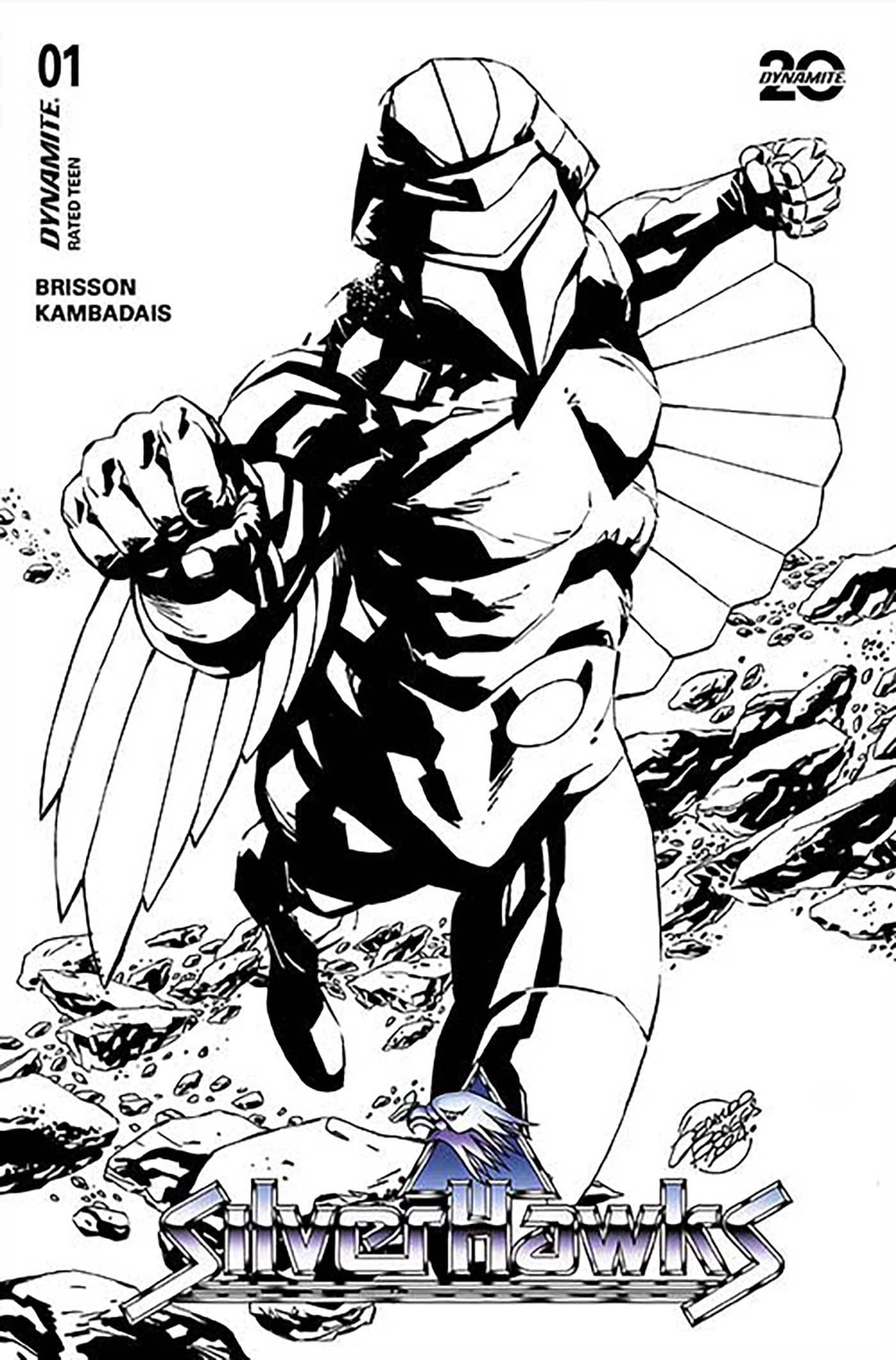 SILVERHAWKS #1 CVR ZQ 1:7  FOC INCV BORGES LINE ART (C: 1-