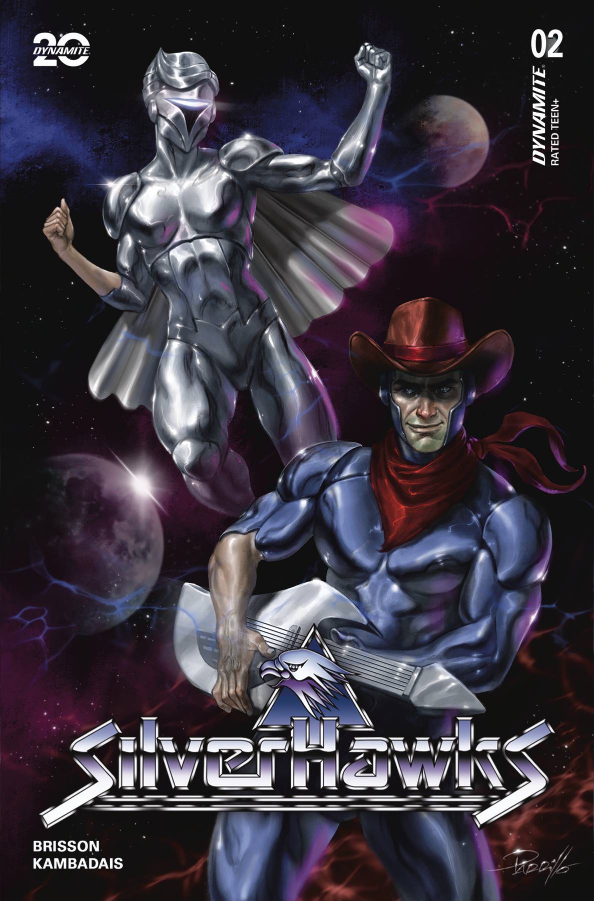 Dynamite Comic Books SILVERHAWKS #2 CVR A PARRILLO 72513035158602011 DEC240184