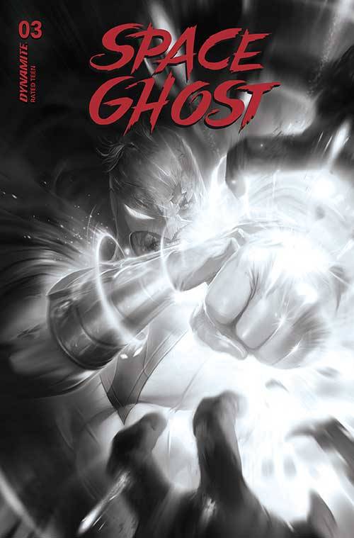 SPACE GHOST #3 CVR V 1:7  FOC INCV MATTINA B&W (C: 0-1-2)