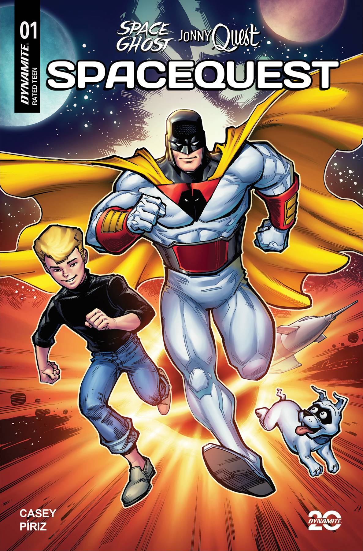 Dynamite Comic Books SPACE GHOST JONNY QUEST SPACE QUEST #1 CVR E HARDIN 72513035356601051 JAN250153