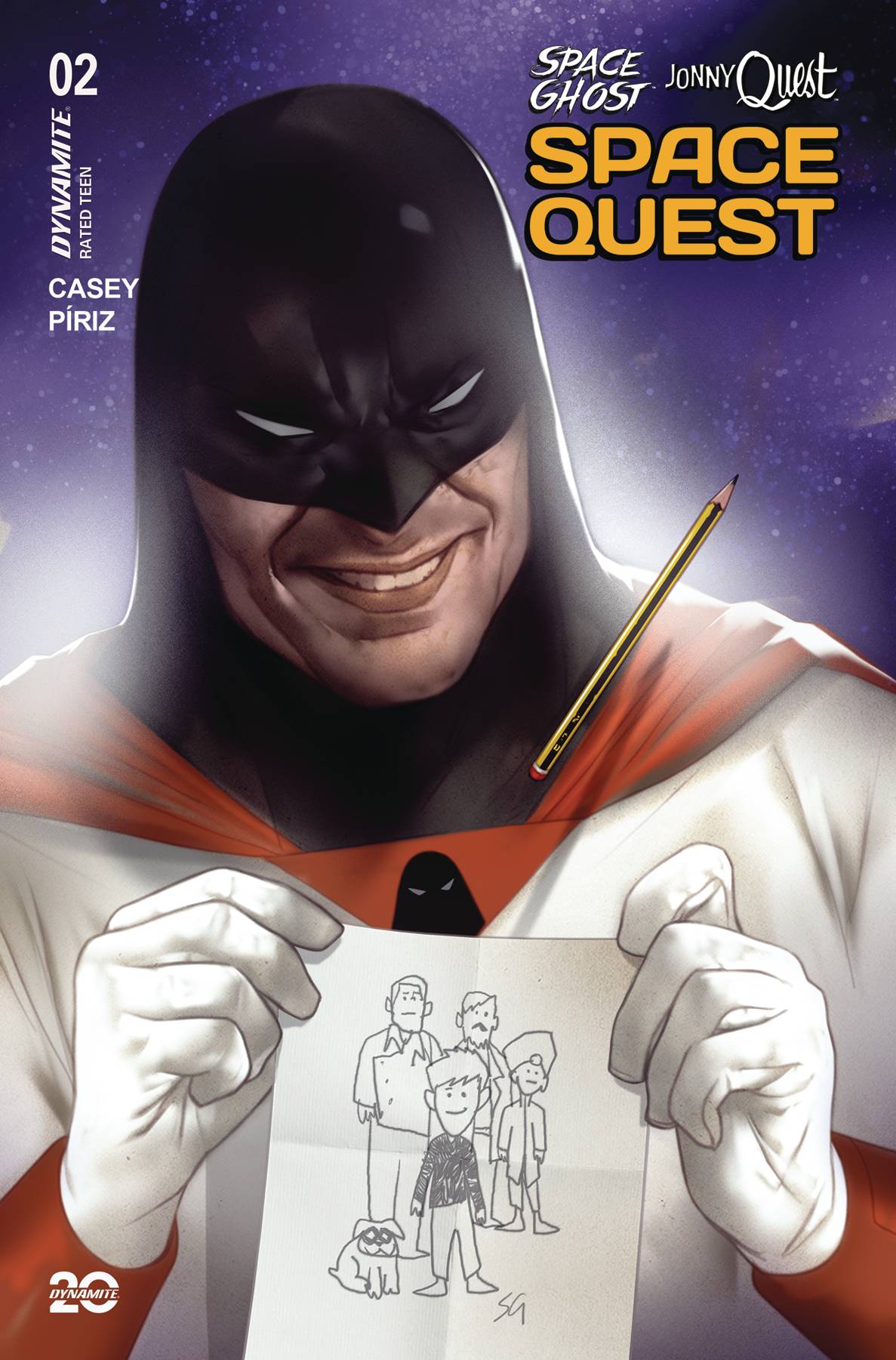 Dynamite Comic Books SPACE GHOST JONNY QUEST SPACE QUEST #2 CVR D OLIVER 72513035356602041 FEB250219
