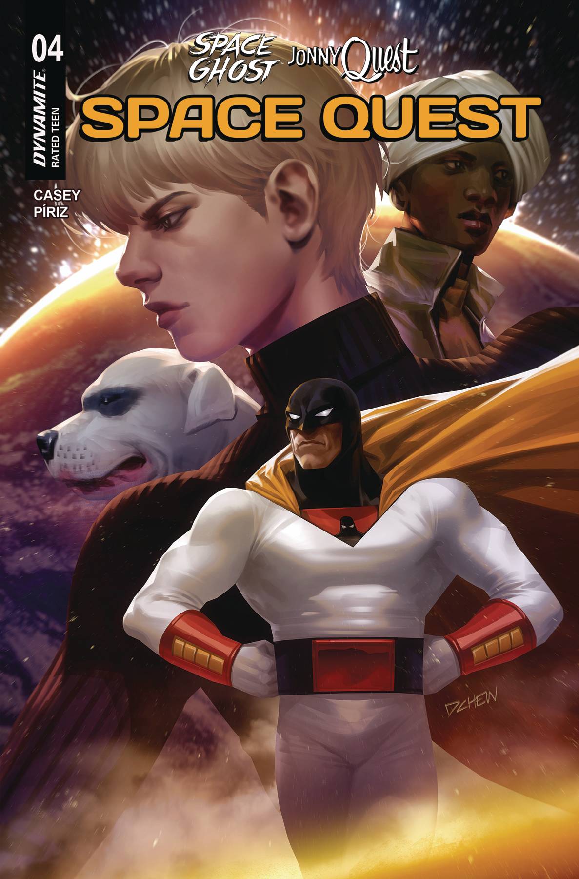 Dynamite Comic Books SPACE GHOST JONNY QUEST SPACE QUEST #4 CVR C CHEW 72513035356604031 APR250066