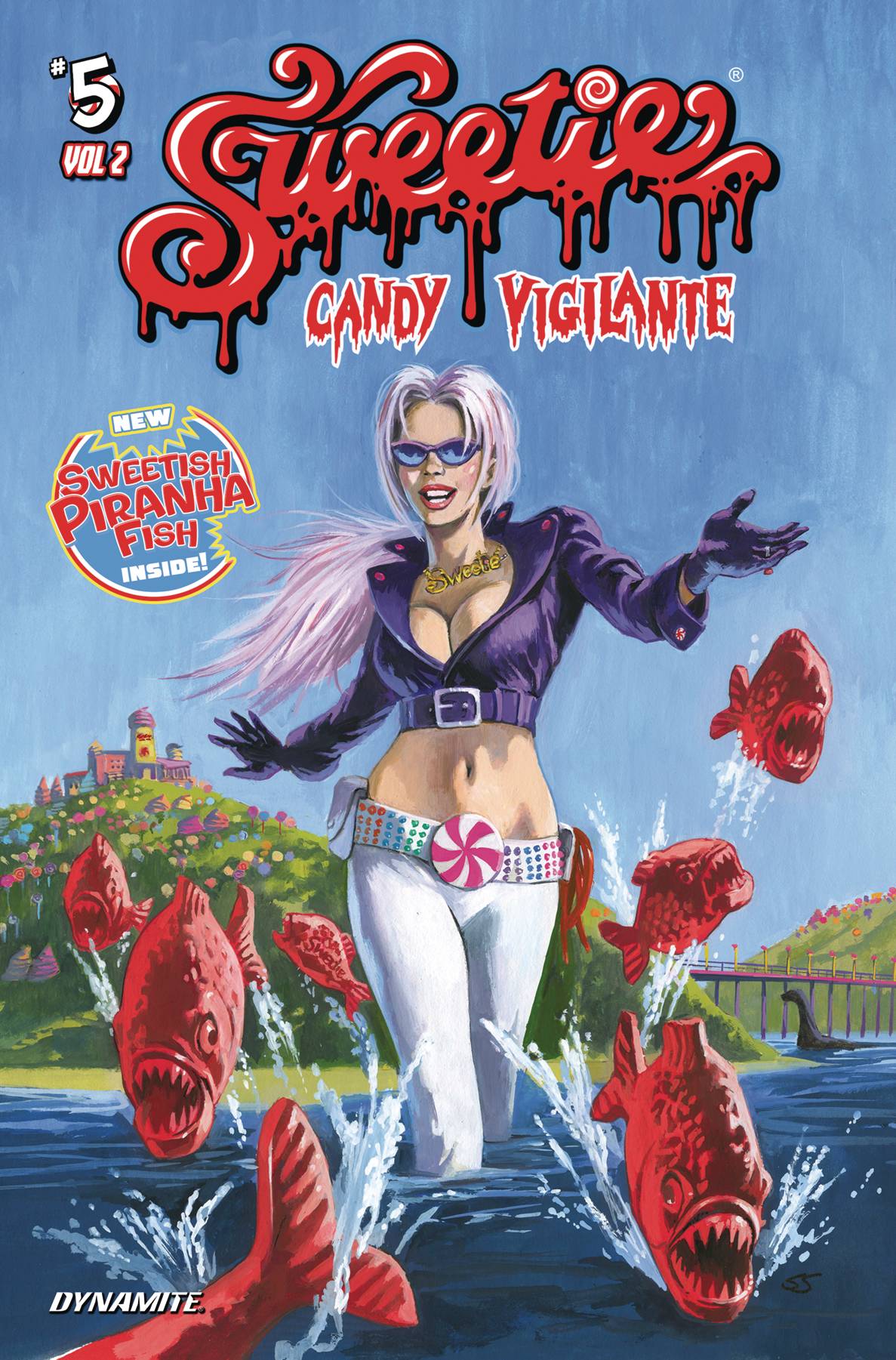 Dynamite Comic Books SWEETIE CANDY VIGILANTE VOL 2 #5 CVR A SISTILLI BLUE (MR) 72513034119805011 AUG240281