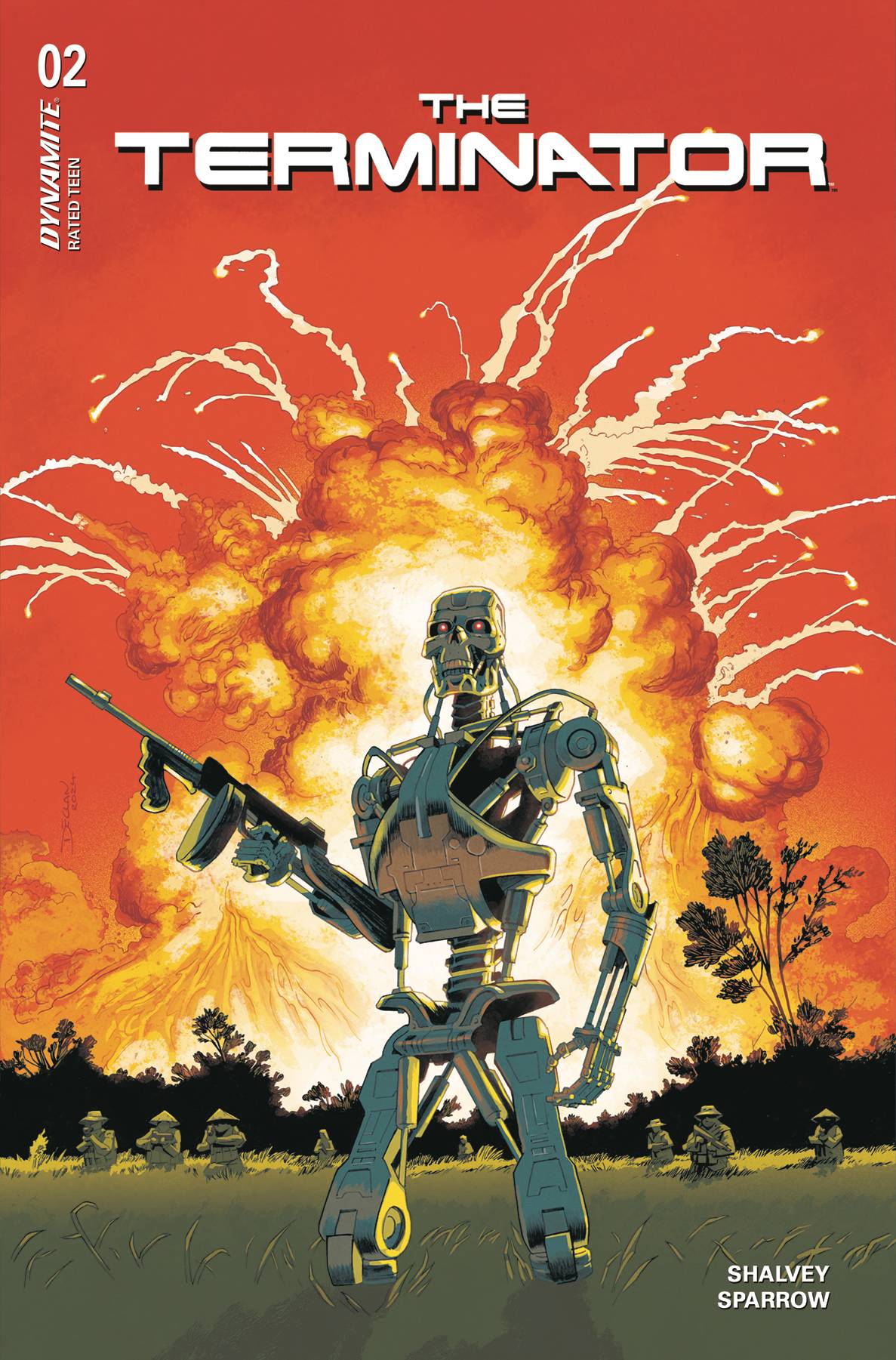 DYNAMITE Comic Books TERMINATOR #2 CVR A SHALVEY 72513034939202011 SEP240197