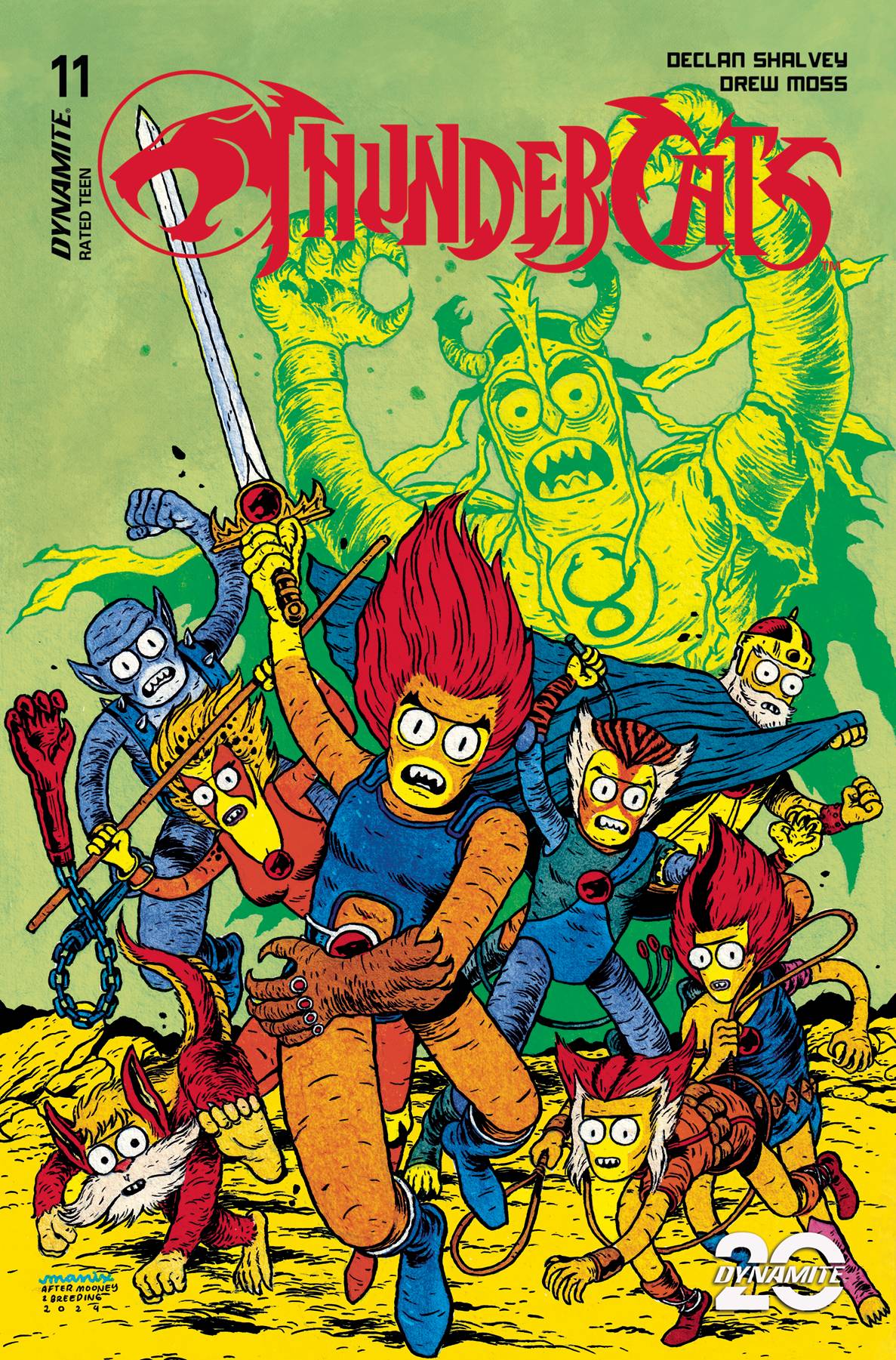 Dynamite Comic Books THUNDERCATS #11 CVR E MANIX 72513034116711051 OCT240117