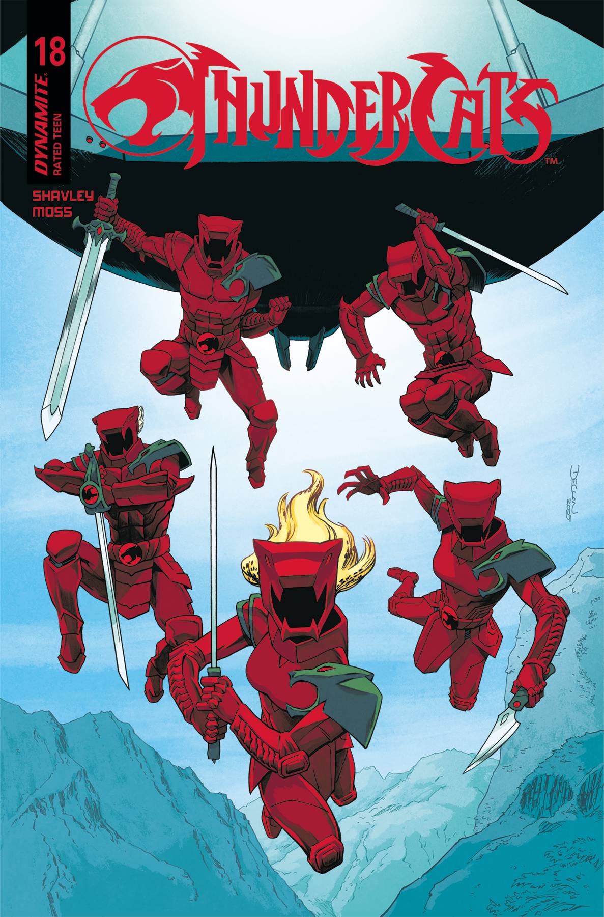 Dynamite Comic Books THUNDERCATS #18 CVR B SHALVEY 72513034116718021 MAY250151