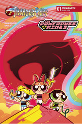 Dynamite Comic Books THUNDERCATS POWERPUFF GIRLS #1 CVR A GANUCHEAU 72513035569001011 APR250010