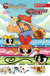 Dynamite Comic Books THUNDERCATS POWERPUFF GIRLS #1 CVR B ENGLE 72513035569001021 APR250011
