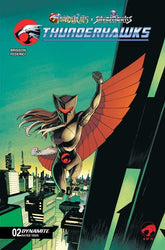 Dynamite Comic Books THUNDERCATS X SILVERHAWKS THUNDERHAWKS #2 CVR B DECLAN SHALVEY VAR 72513036405002021 0326DE0724