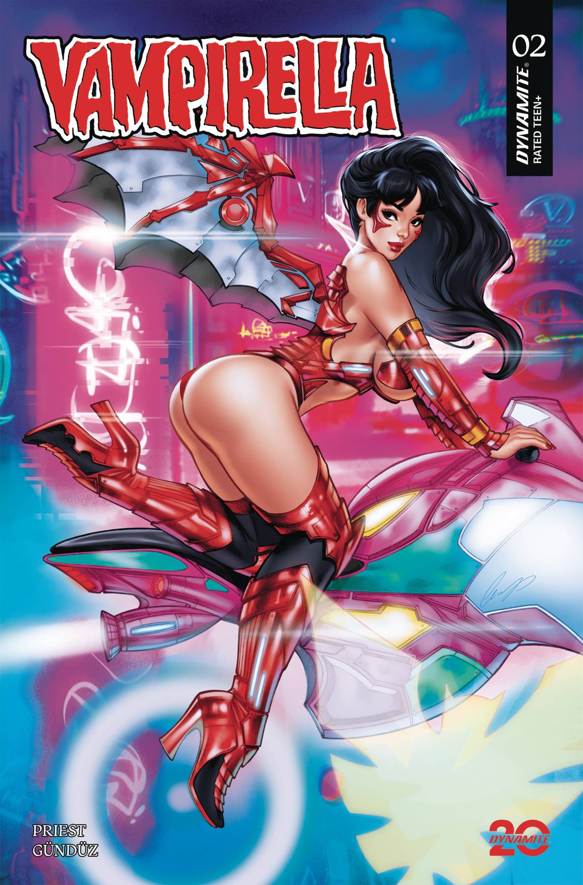 Dynamite Comic Books VAMPIRELLA (2025) #2 CVR D CHATZOUDIS 72513035358002041 FEB250182