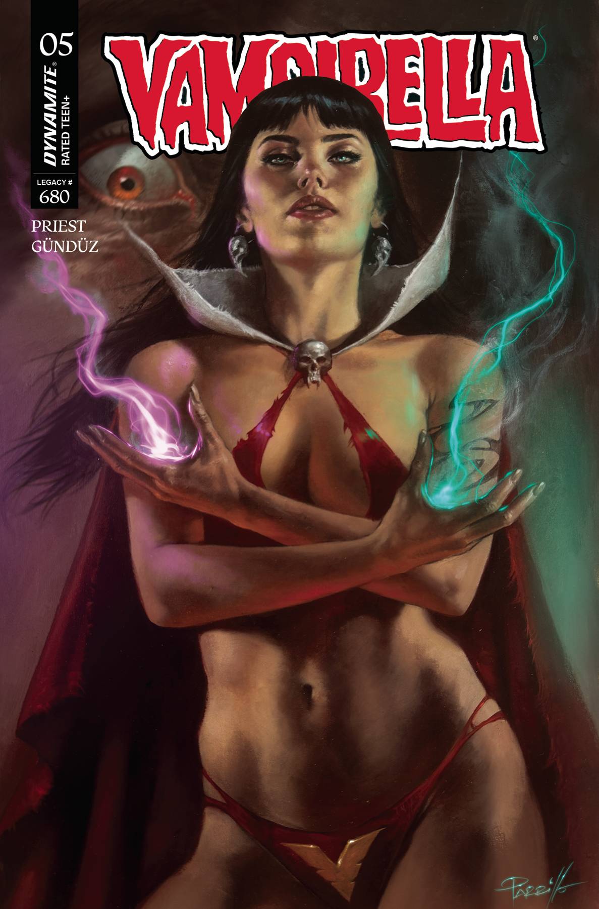 Dynamite Comic Books VAMPIRELLA (2025) #5 CVR A PARRILLO 72513035358005011 MAY250181