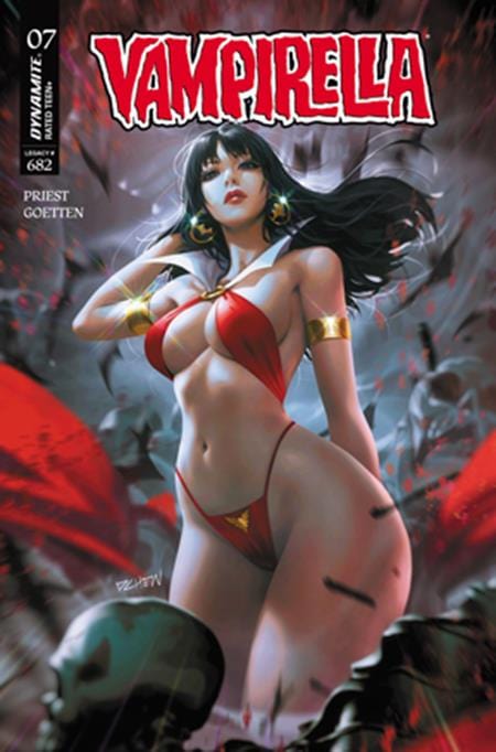 Dynamite Comic Books VAMPIRELLA (2025) #7 CVR B DERRICK CHEW VAR 72513035358007021 0725DE1339