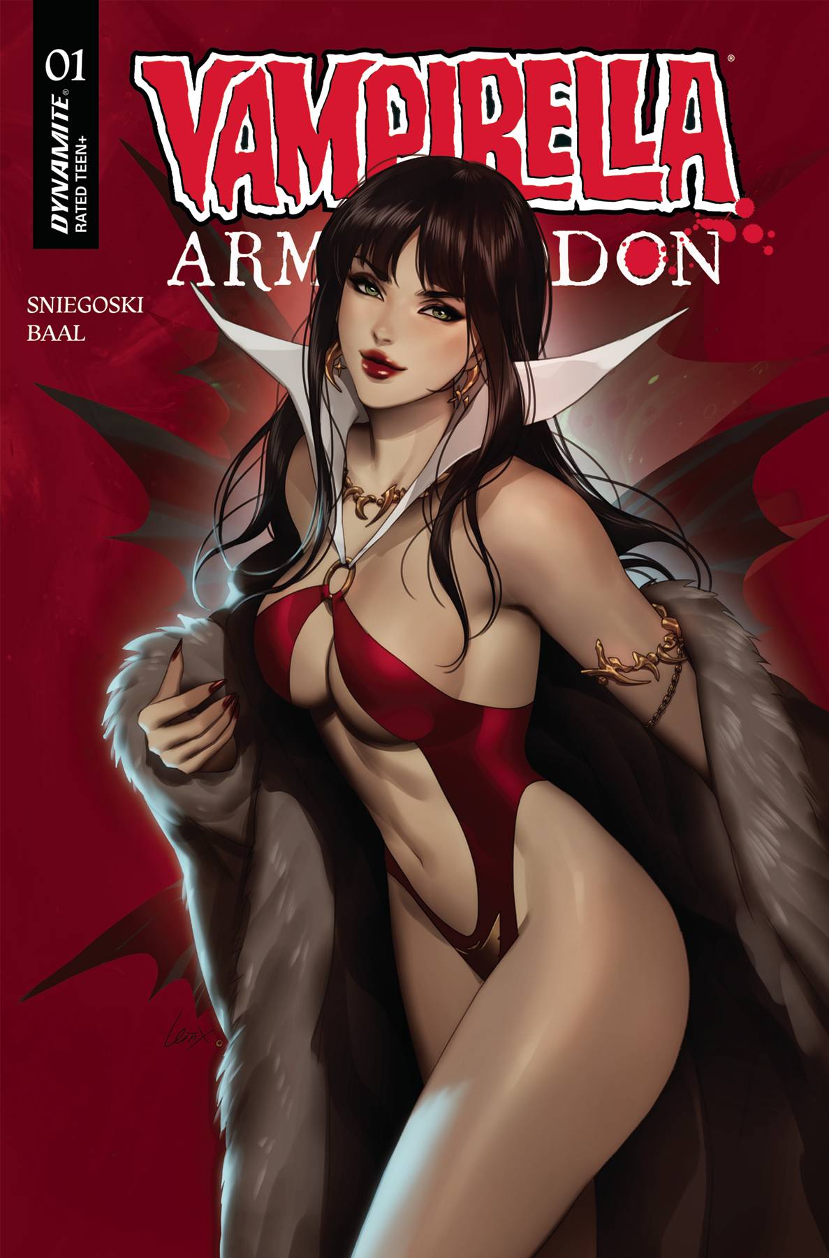 Dynamite Comic Books VAMPIRELLA ARMAGEDDON #1 CVR B LI 72513035713701021 MAY250011