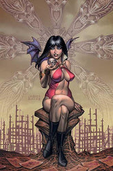 DYNAMITE Comic Books VAMPIRELLA ARMAGEDDON #1 CVR W INC 1:10 JOSEPH MICHAEL LINSNER FOIL VIRGIN VAR 72513035713701231 0625DE795