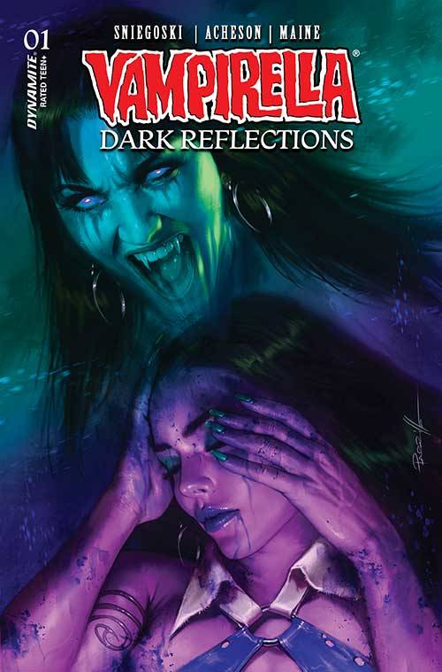 VAMPIRELLA DARK REFLECTIONS #1 CVR V FOC PARRILLO ULTRAVIOLE