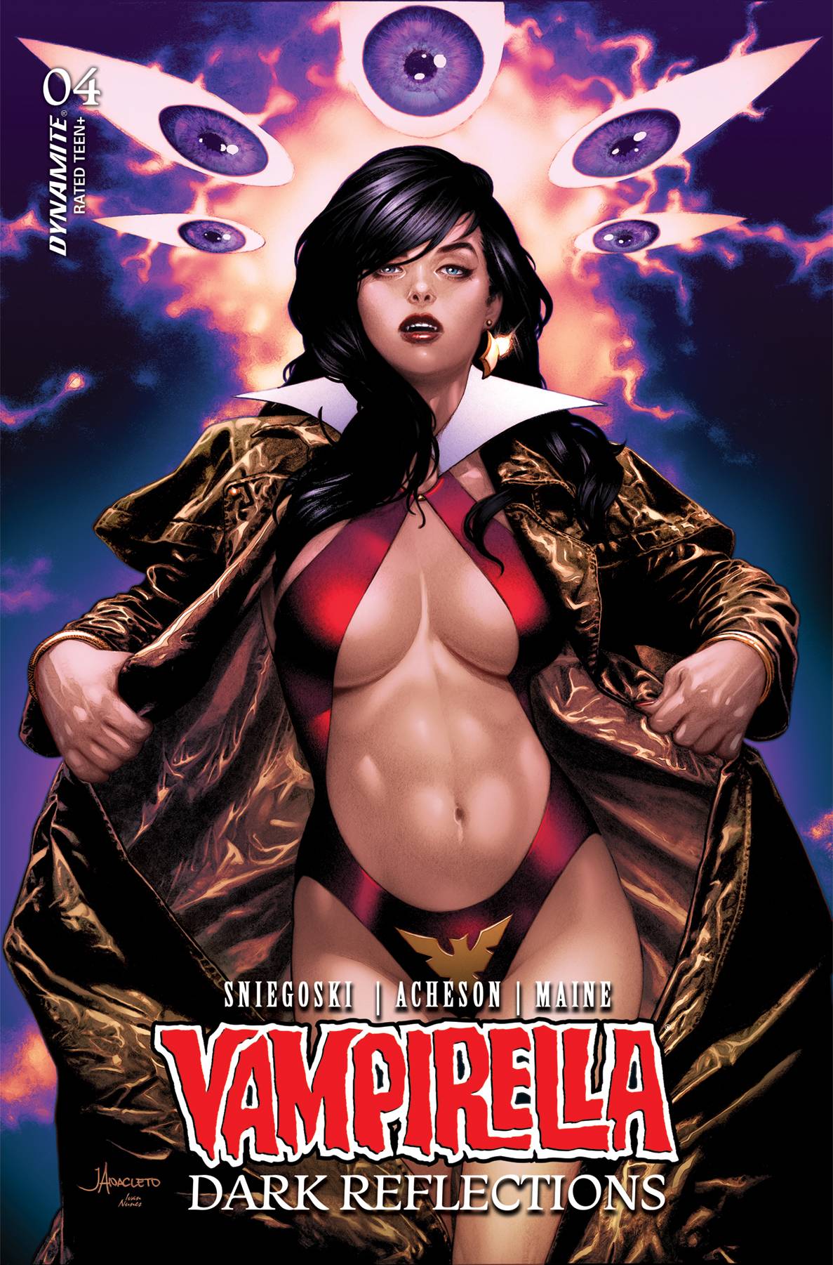 Dynamite Comic Books VAMPIRELLA DARK REFLECTIONS #4 CVR D ANACLETO 72513034587504041 JUL240311