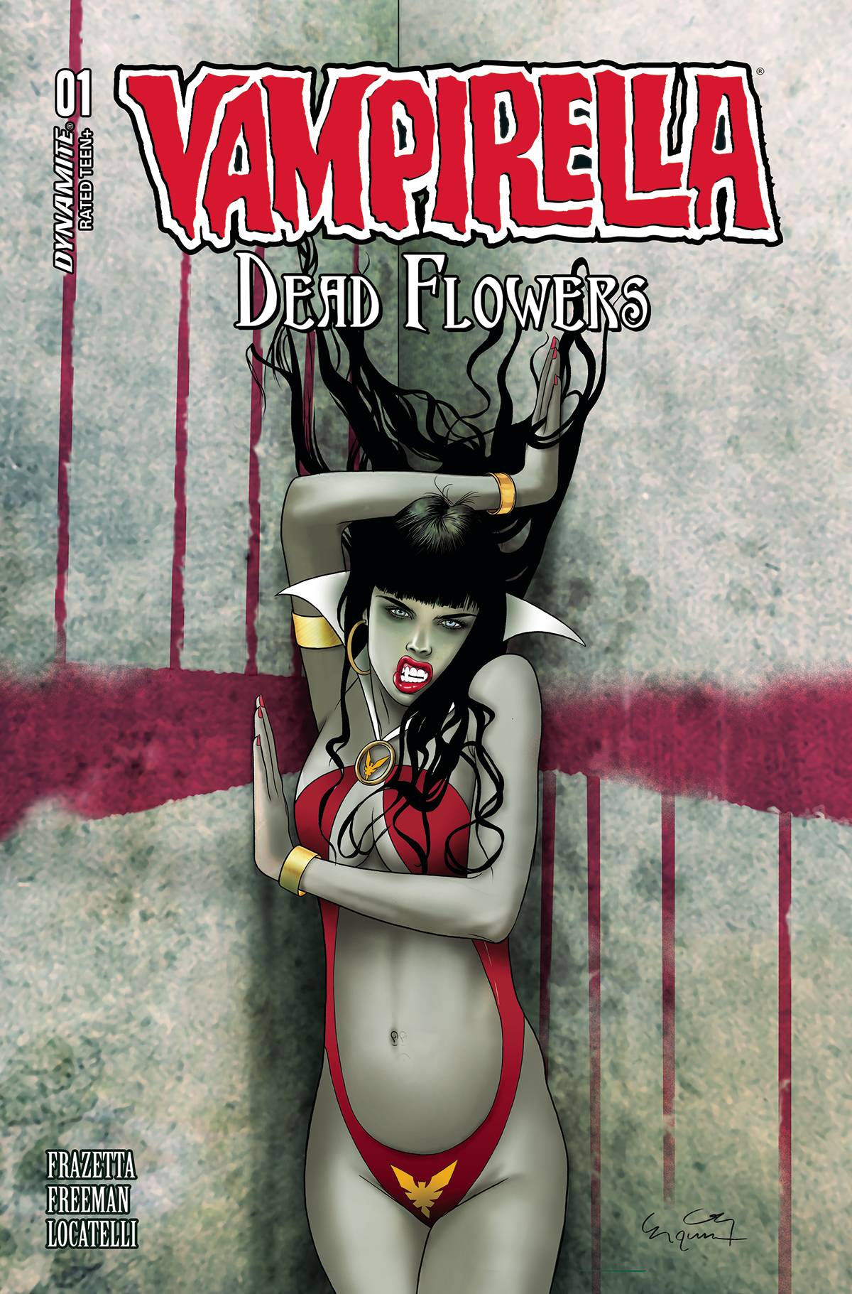 Dynamite Comic Books VAMPIRELLA DEAD FLOWERS #1 (OF 4) CVR C GUNDUZ 72513033375901031 AUG230173