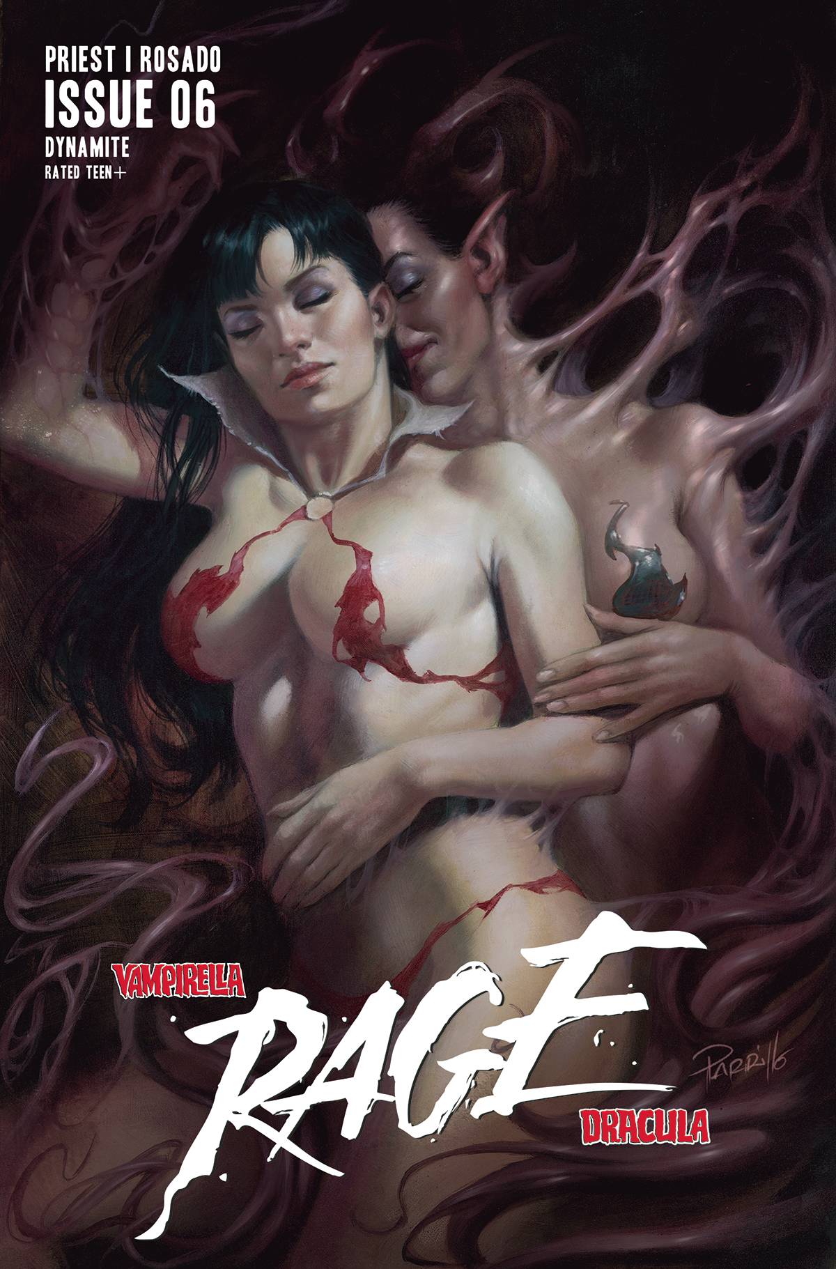 Dynamite Comic Books VAMPIRELLA DRACULA RAGE #6 CVR A PARRILLO 72513033282006011 NOV230285