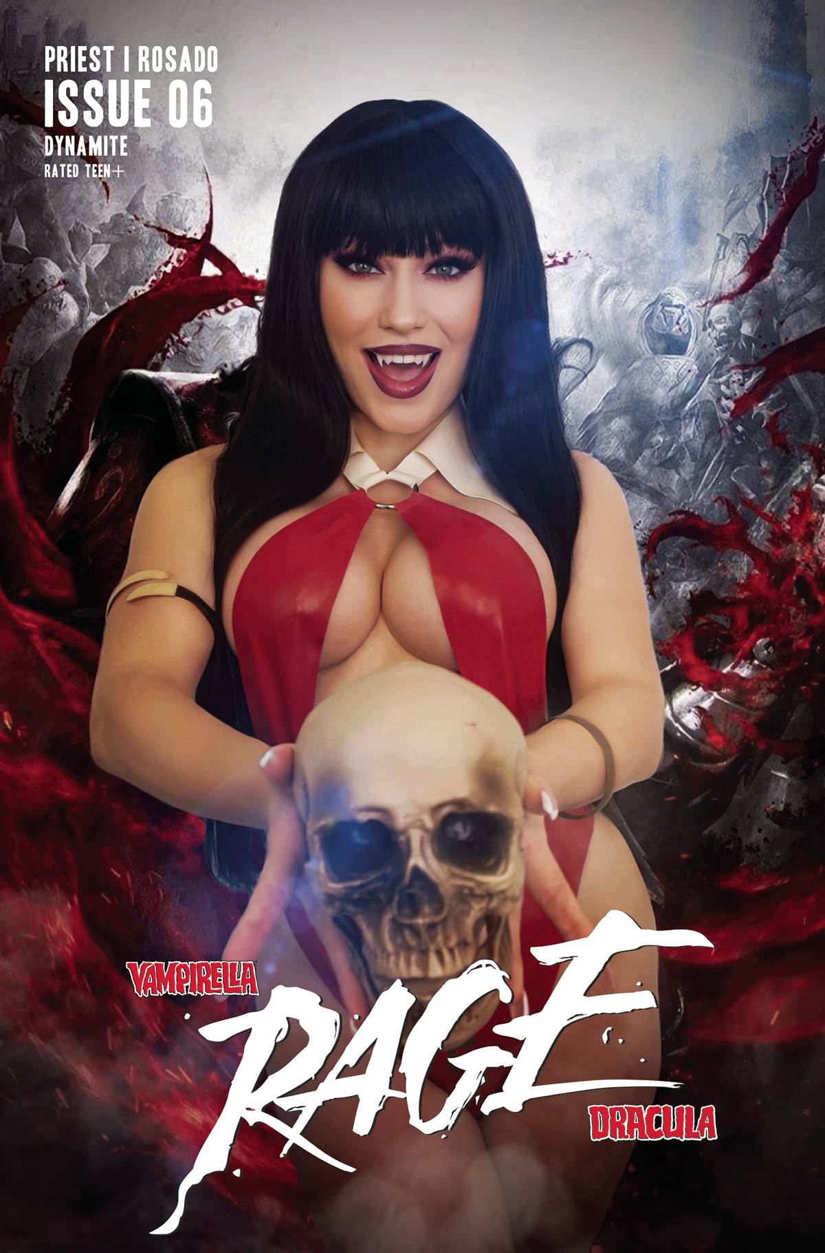 Dynamite Comic Books VAMPIRELLA DRACULA RAGE #6 CVR E COSPLAY 72513033282006051 NOV230289